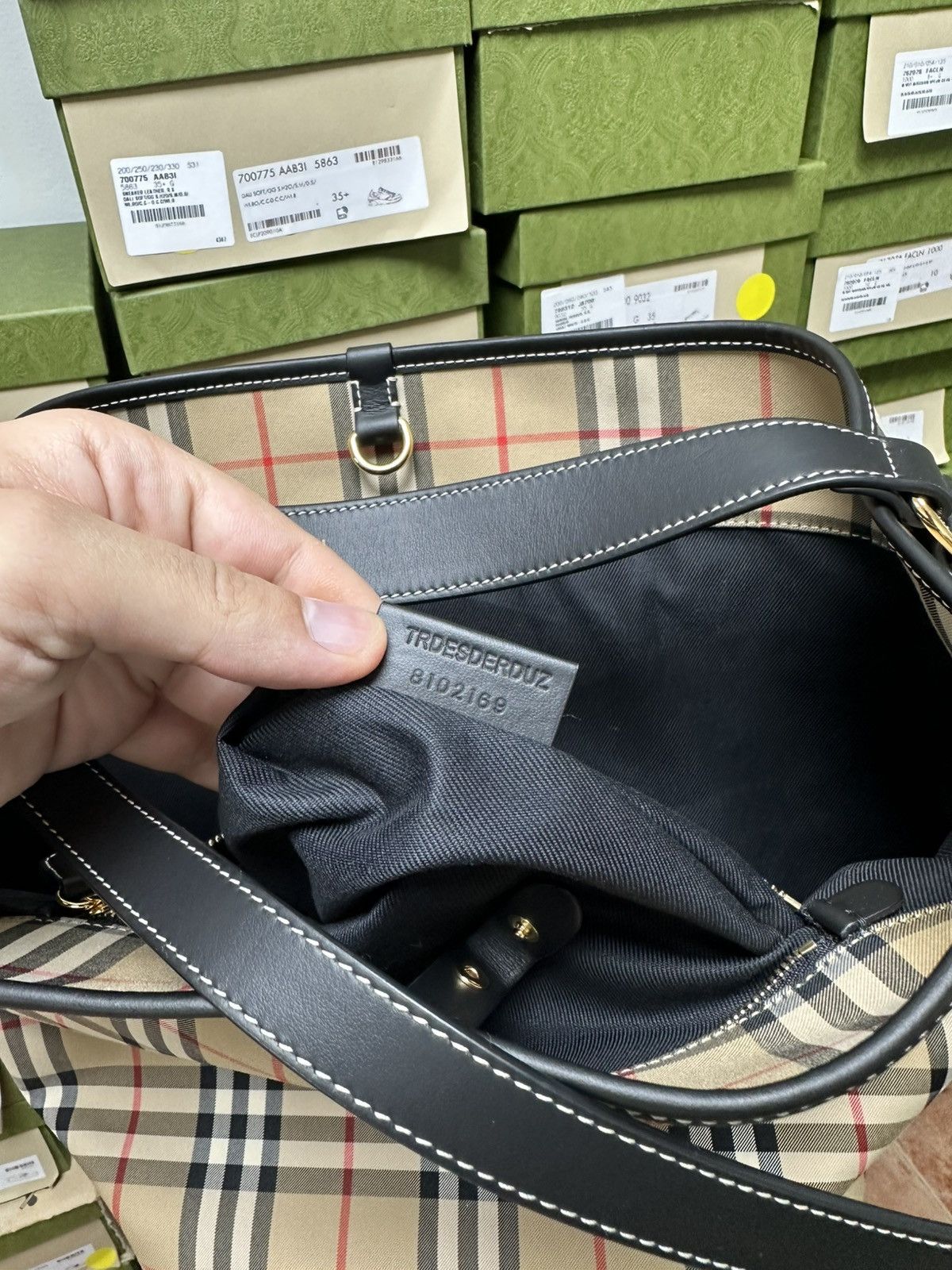 Burberry BURBERRY ASHBY CHECK CANVAS Size ONE SIZE - 10 Thumbnail