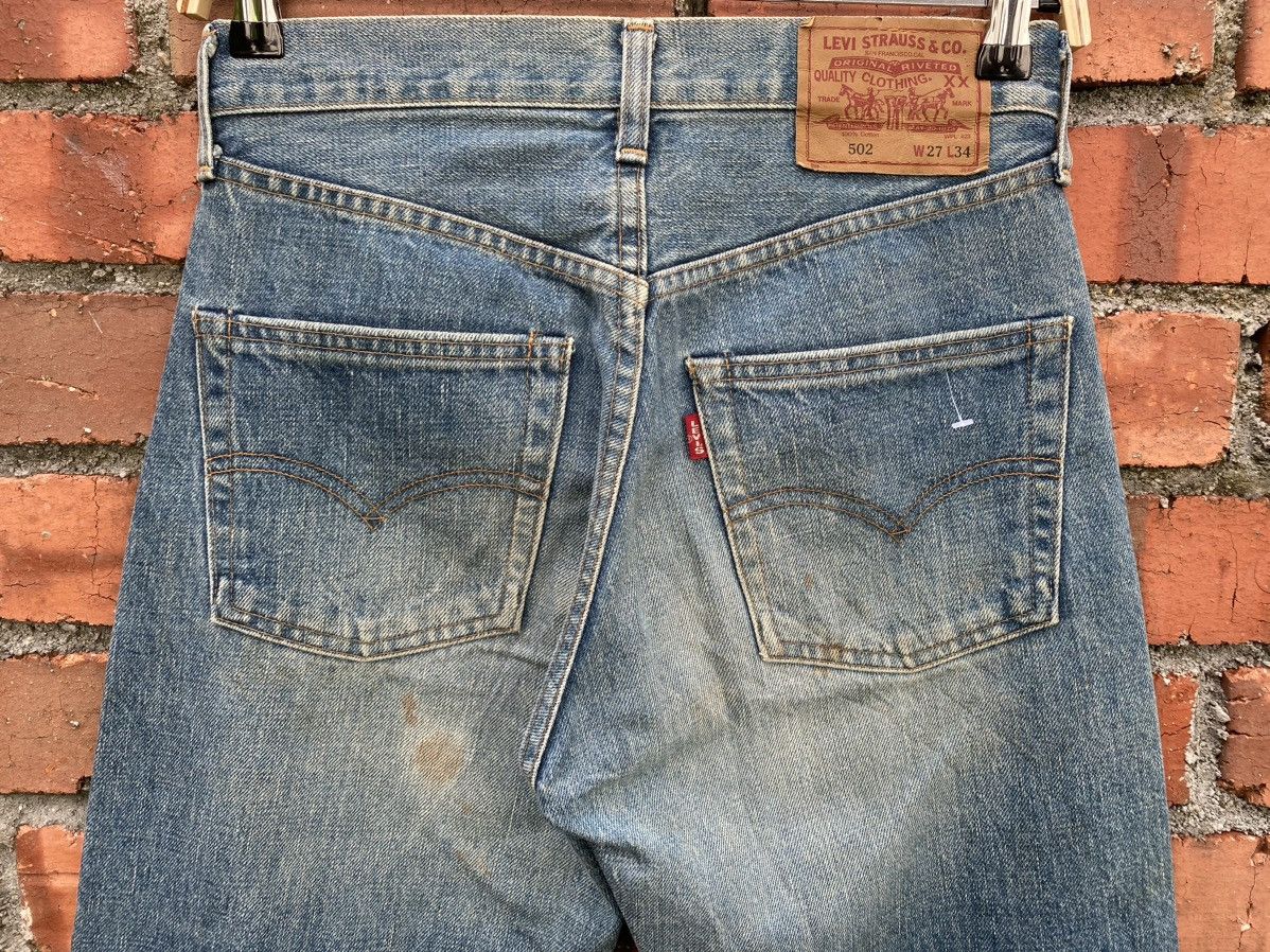 Levi's × Levi's Vintage Clothing × Vintage size 28x32 vintage levi's 502 redline big E denime Size US 28 / EU 44 - 3 Thumbnail