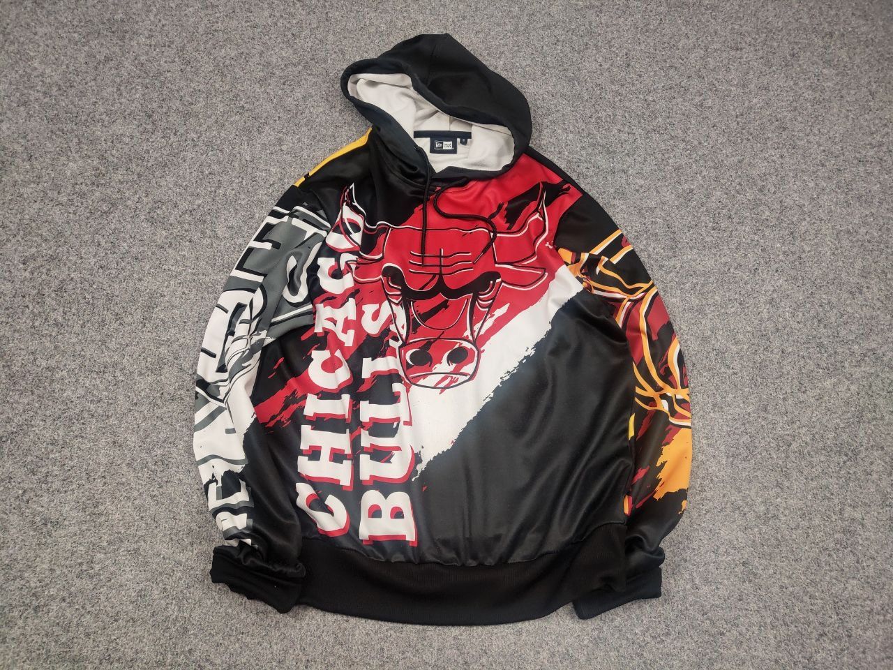 NBA New Era Tear Art Hoodie NBA Chicago Bulls Lakers Vintage Size US S / EU 44-46 / 1 - 2 Thumbnail