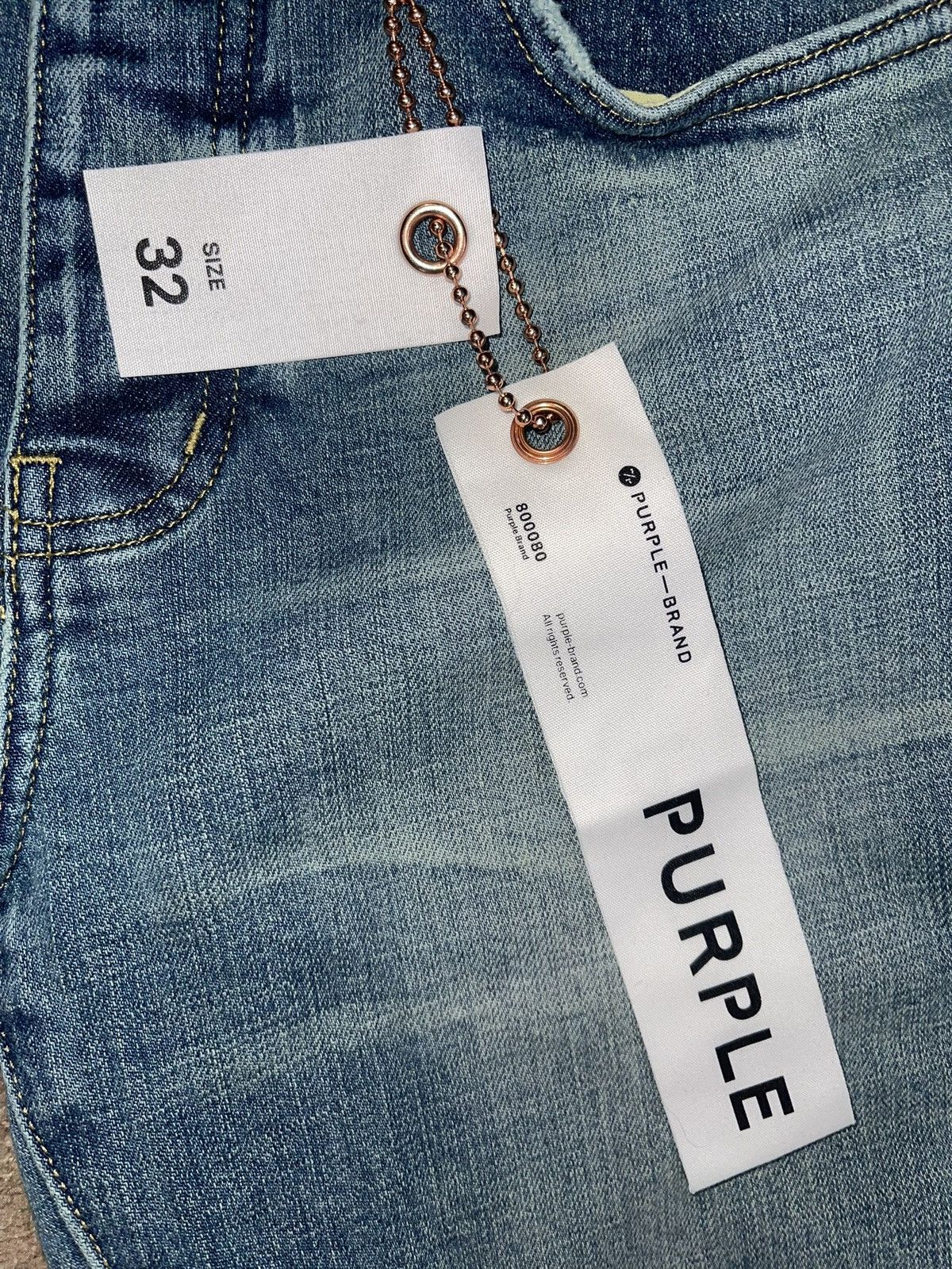 Purple Brand Purple Brand P001 Mid Indigo Size US 32 / EU 48 - 7 Thumbnail