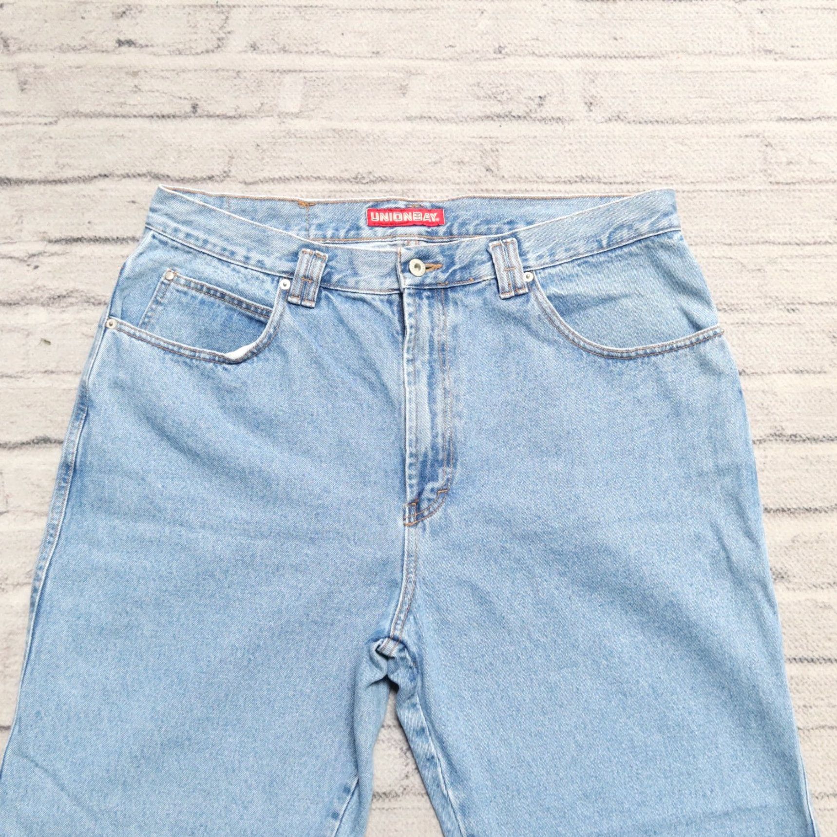Vintage Vintage Unionbay Baggy Denim Jeans Men 38 Light Wash 90s Jeans Size 38 30 Inseam Vintage Jeans Mens Size US 38 / EU 54 - 7 Thumbnail