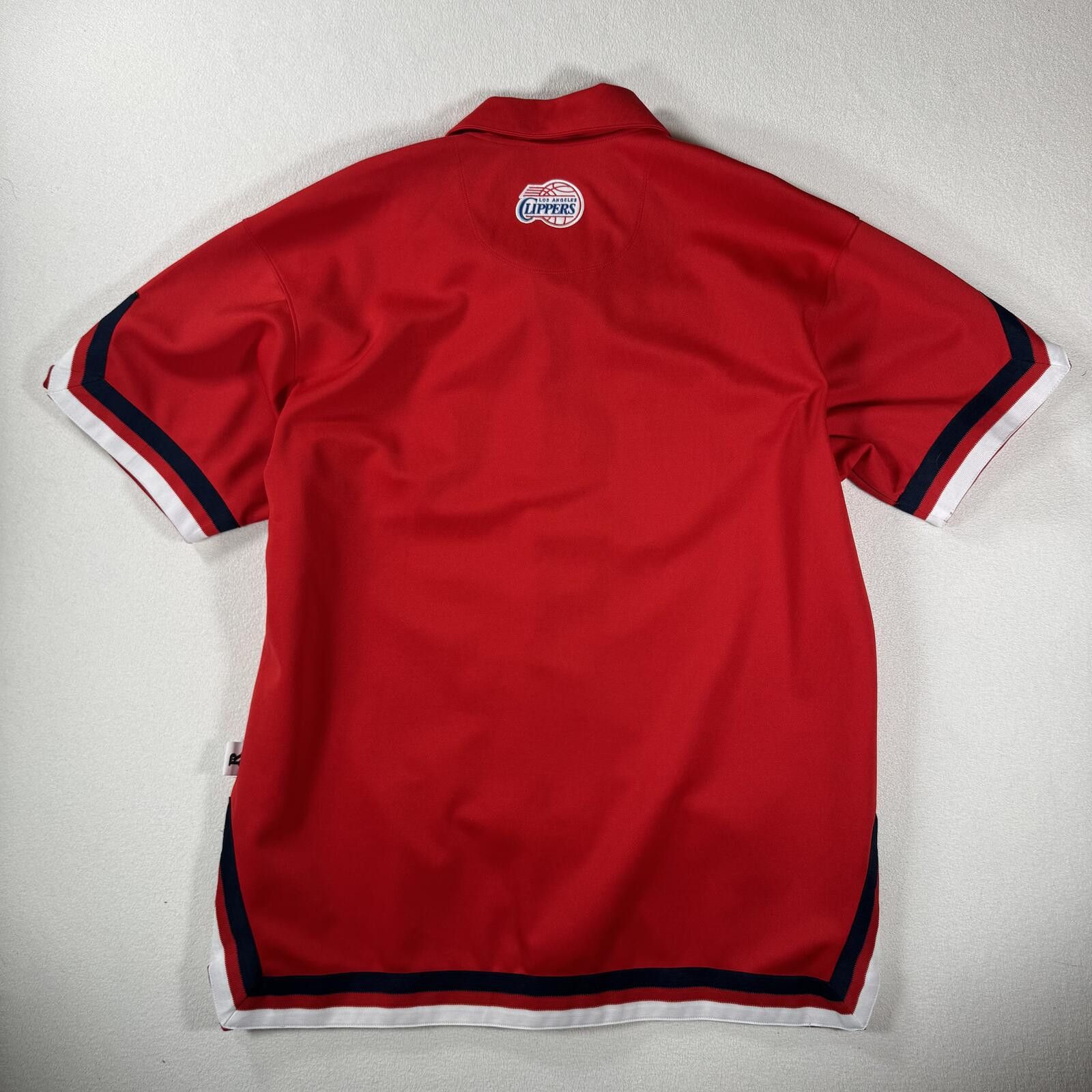 Nike Vintage Nike LA Clippers NBA Warm Up Short Sleeve Jacket Size US XL / EU 56 / 4 - 2 Thumbnail