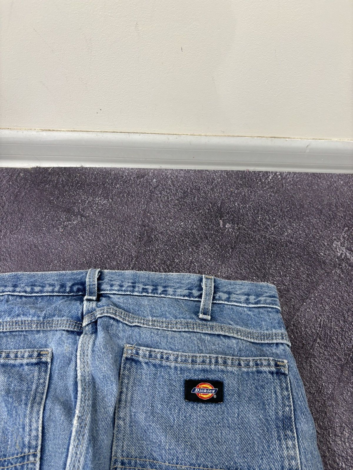 Dickies Vintage Dickies Straight Fit Light Blue Work Denim Jeans Size US 34 / EU 50 - 8 Thumbnail