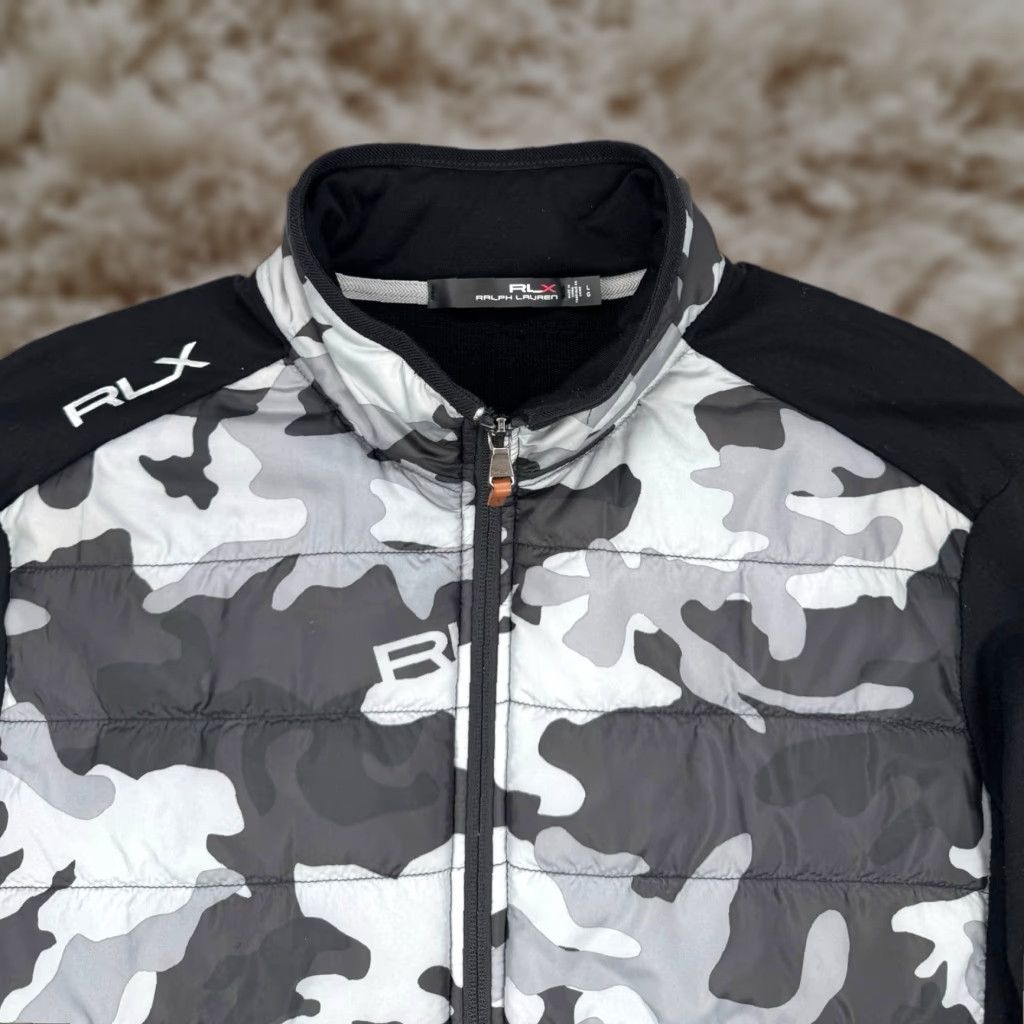 Ralph Lauren RLX Hybrid Camo Jacket Mens Large Detroit Golf Club MINT