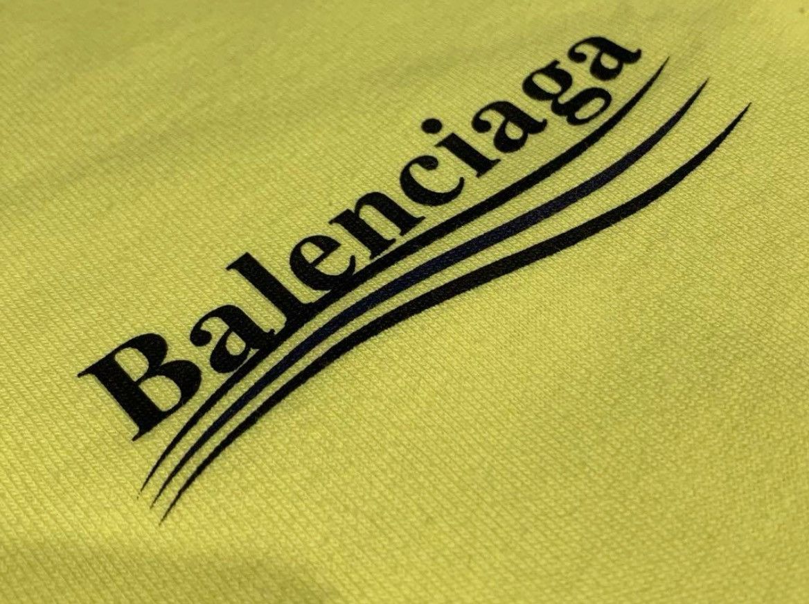 Balenciaga 🇫🇷 Logo Neon T-Shirt