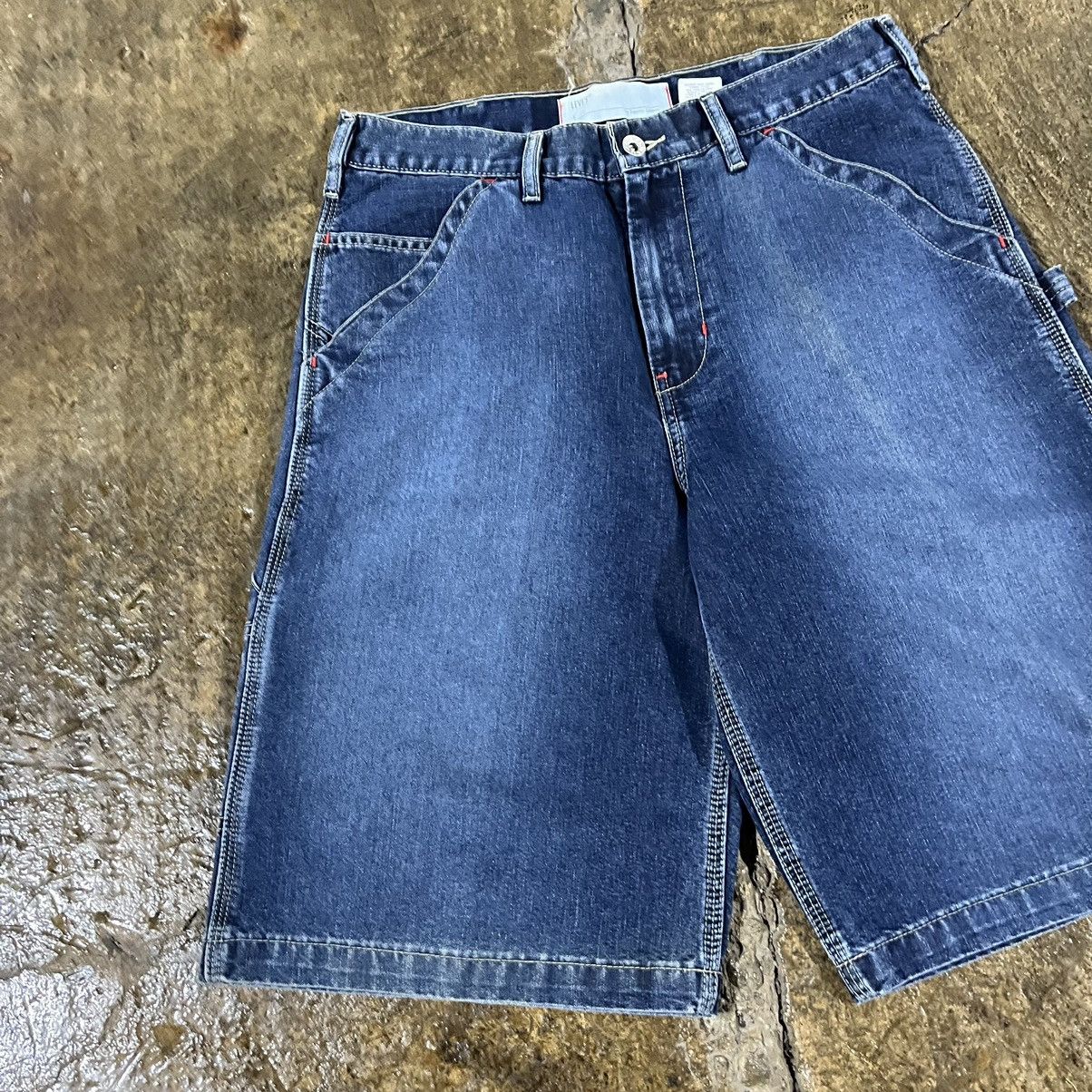 JNCO × Levi's × Vintage Crazy Vintage Y2K Levi's Baggy Carpenter Shorts Faded Grunge Size US 32 / EU 48 - 6 Thumbnail