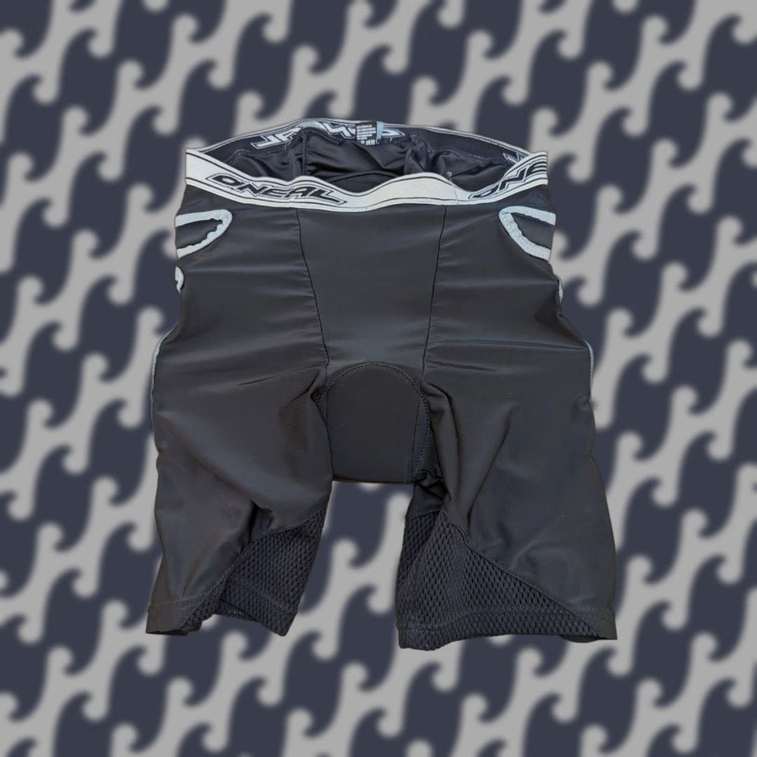 O'Neill O'Neal MX Shorts Size L Black Sports Padded Motorcross MTB Off-Road Mens Shorts Black Padded Elastic Quick Dry Lightweight Athletic Compression Sports Size US 33 - 1 Thumbnail