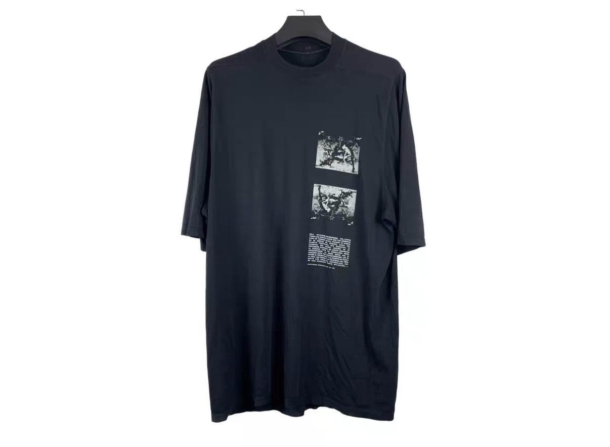 Rick Owens Rick Owens DRKSHDW Pentagram Print Short Sleeve J31 Size US M / EU 48-50 / 2 - 1 Thumbnail