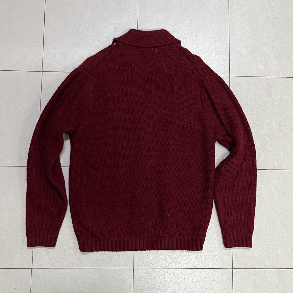 Aran Isles Knitwear × Japanese Brand Vintage Cashmilon Stripe Knit Cardigan Size US S / EU 44-46 / 1 - 9 Thumbnail
