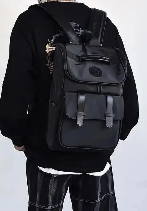 Japanese Brand Streetwear military waterproof grunge backpack bag y2k Size ONE SIZE - 4 Thumbnail
