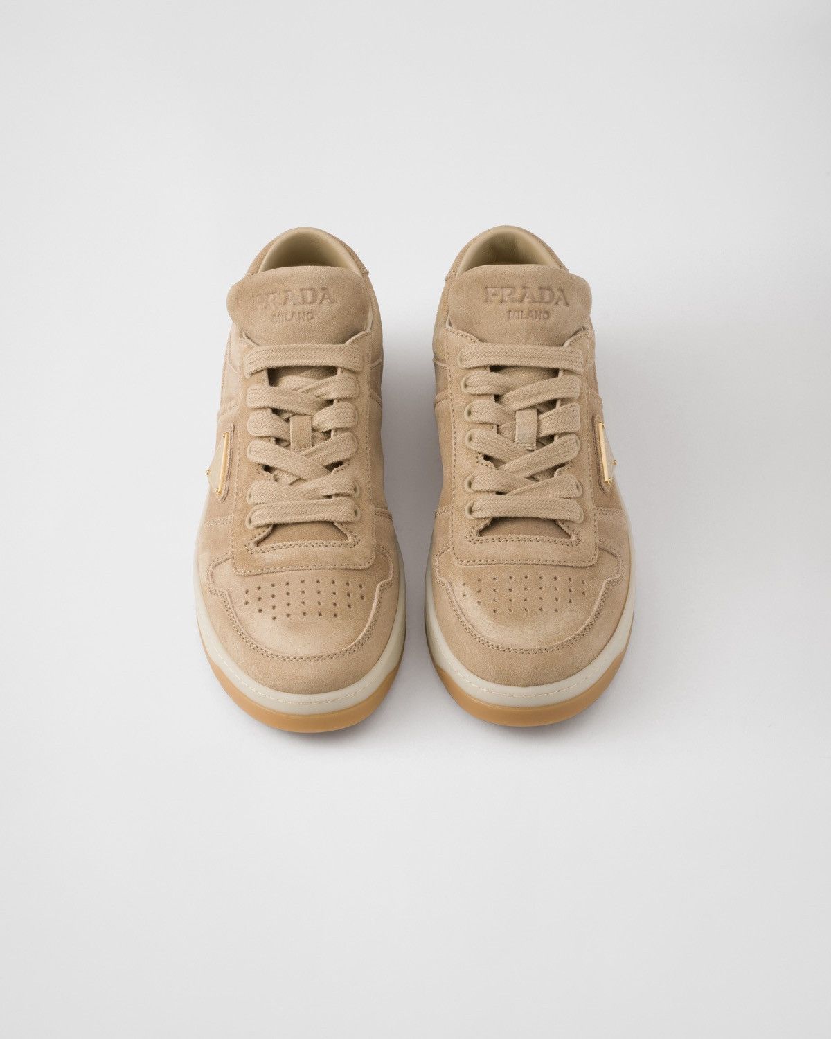 Prada Prada Suede Sneakers in Brown Size US 11 / EU 44 - 2 Thumbnail