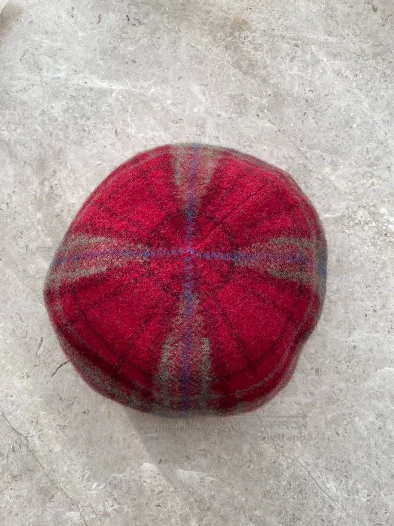 Vivienne Westwood Vivienne Westwood Red Plaid Wool Beret Size ONE SIZE - 3 Thumbnail