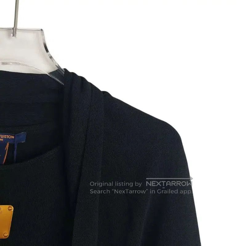 Louis Vuitton Louis Vuitton Black Wool Blend Women's Cardigan . Size M / US 6-8 / IT 42-44 - 3 Thumbnail