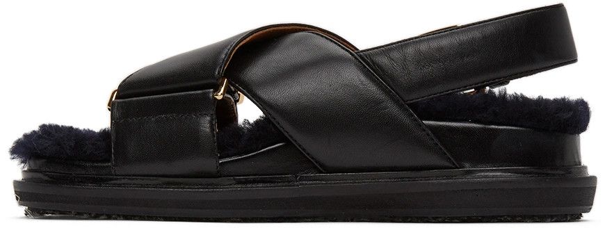 Marni o1y1025 Ankle Strap Sandals in Black Size US 7 / IT 37 - 2 Thumbnail