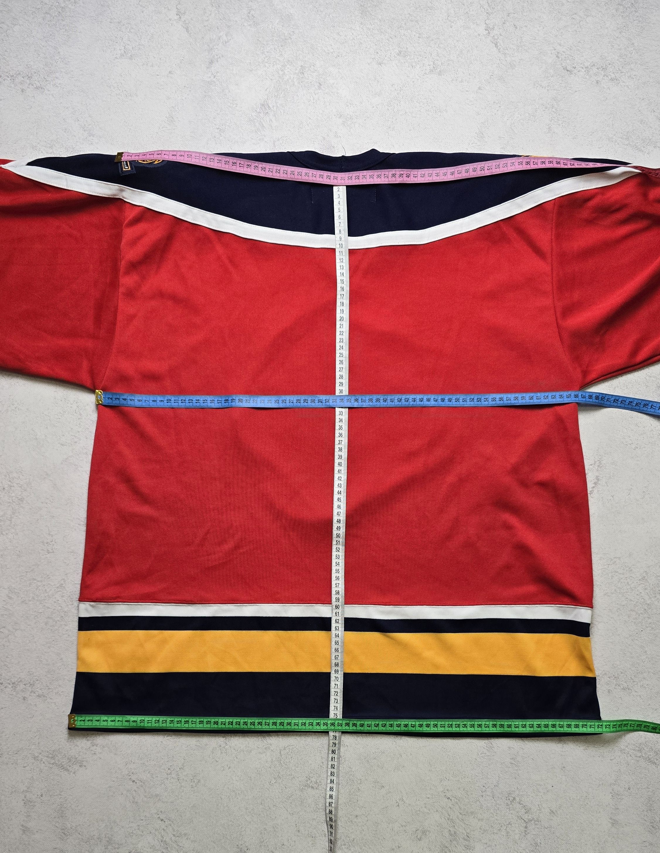 Ccm Vintage 90s CCM Florida Panthers NHL Hockey Jersey Size US XL / EU 56 / 4 - 4 Thumbnail
