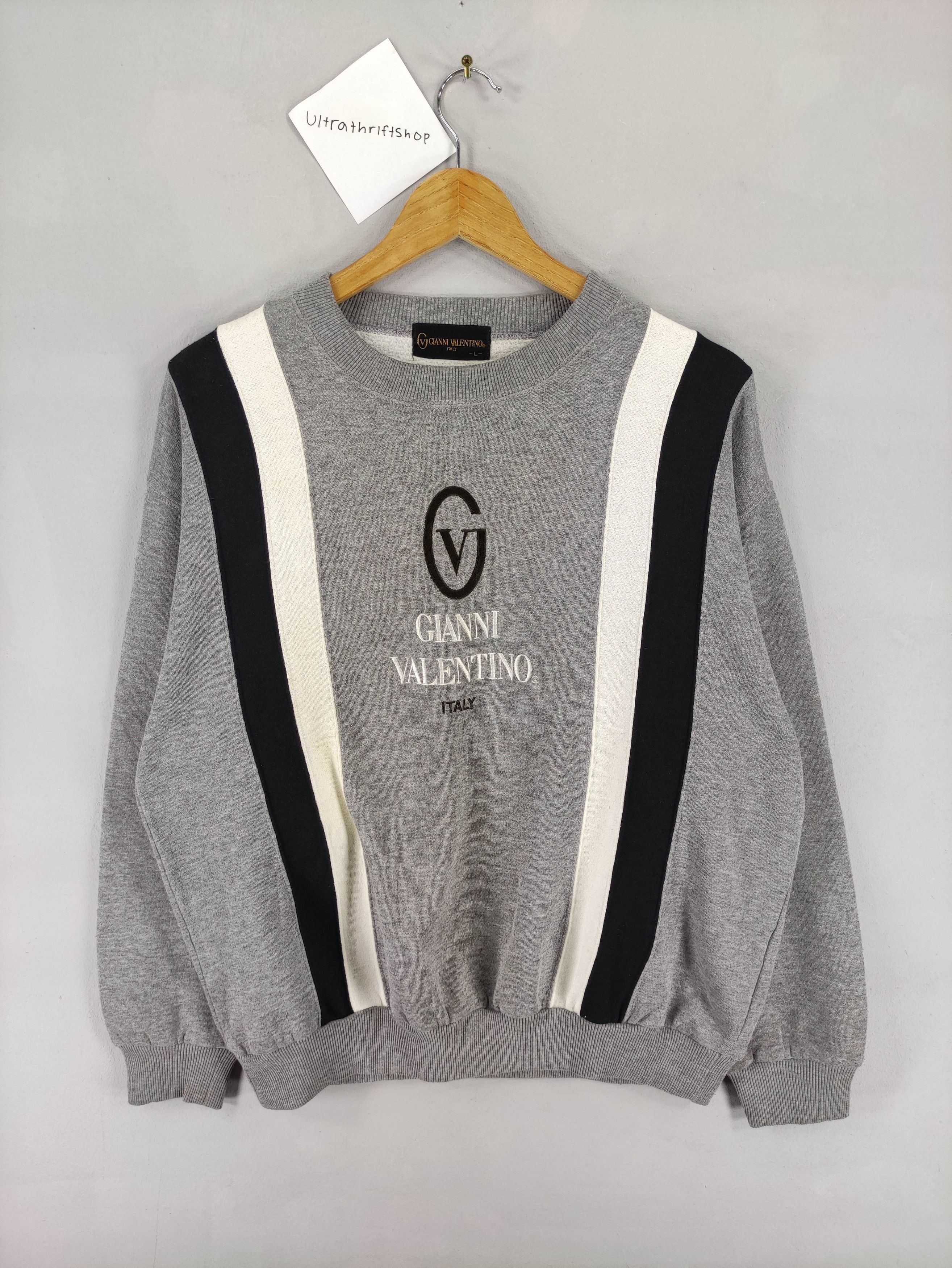 Gianni Valentino Vintage Gianni Valentino Sweatshirt Jumper Big Logo Size US L / EU 52-54 / 3 - 1 Thumbnail