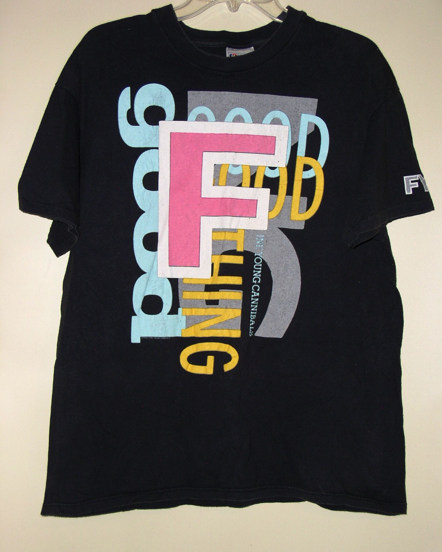 Hanes Fine Young Cannibals Concert T Shirt 1988 Single Stitched Size US XL / EU 56 / 4 - 1 Thumbnail