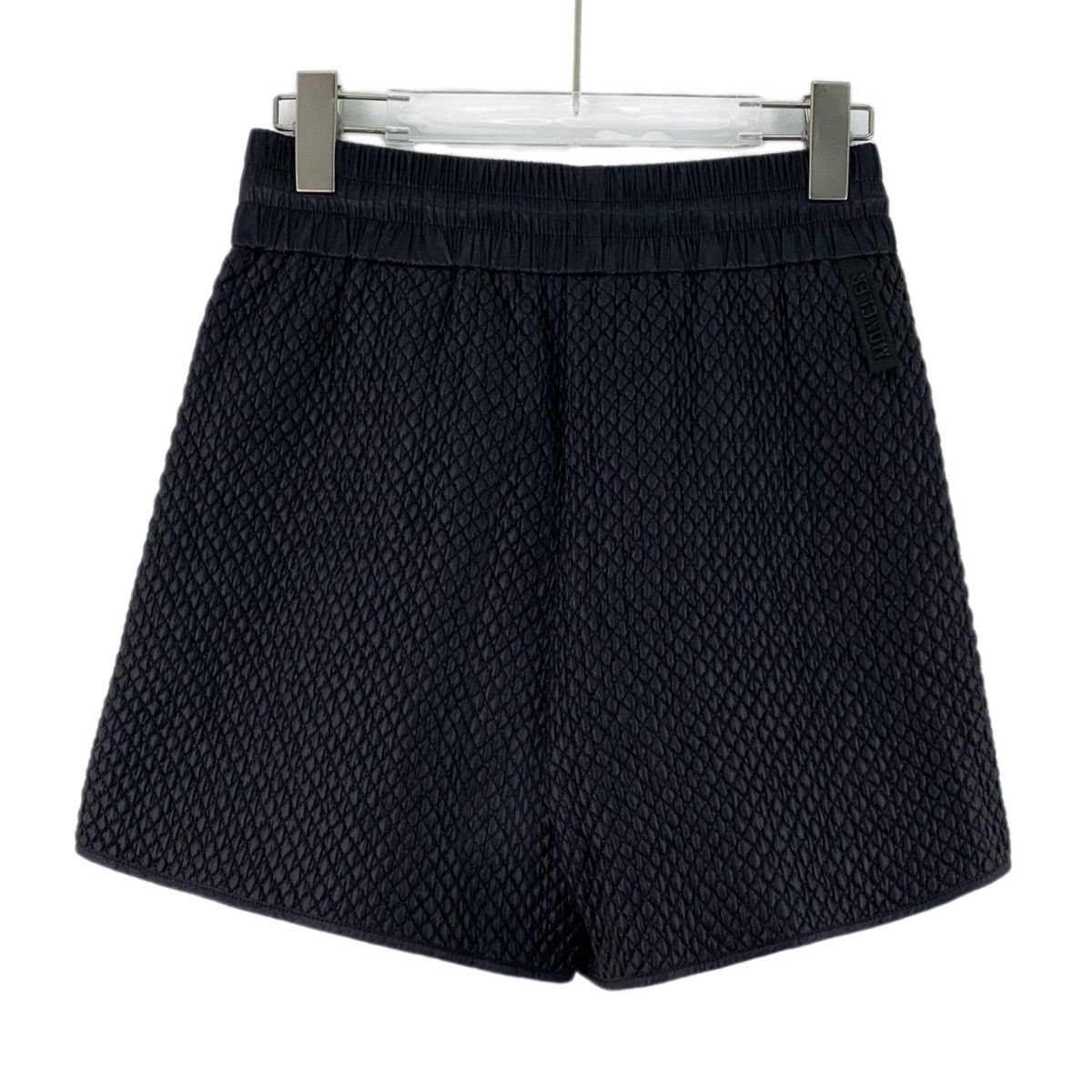 Moncler Moncler Black Nylon Quilted Drawstring Casual Shorts K26WX Size 27" / US 4 / IT 40 - 2 Thumbnail
