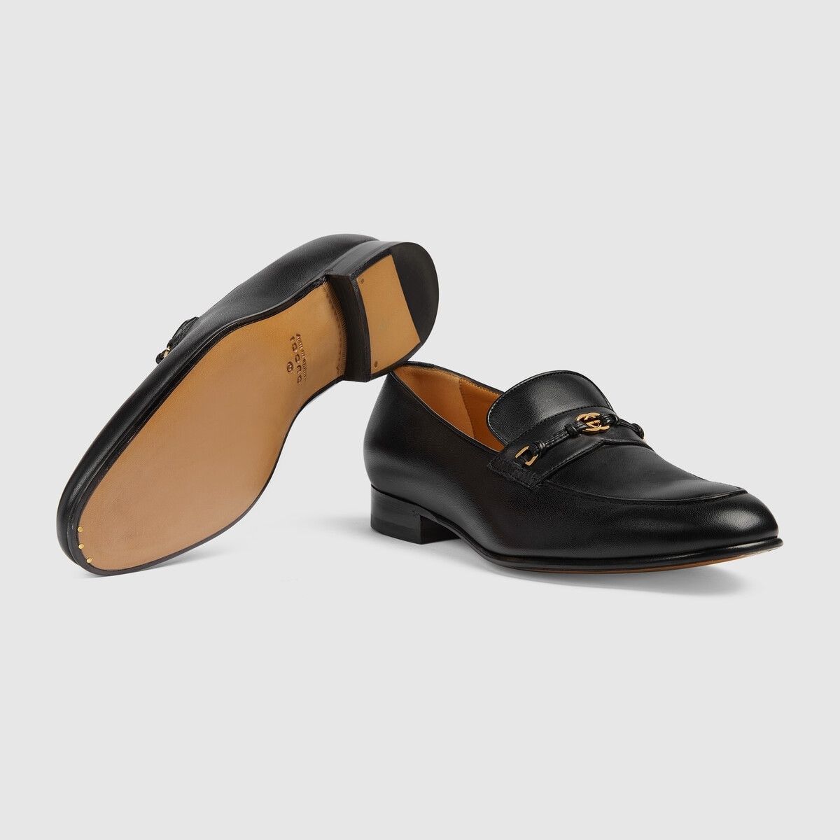 Gucci o1mt1gz0325 Loafers With Interlocking G in Black Size US 11 / EU 44 - 5 Thumbnail