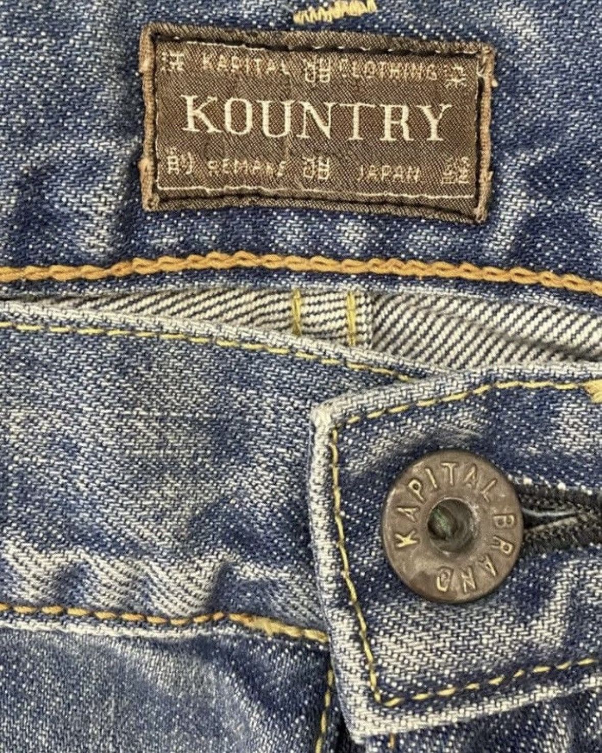 Kapital Kapital Bone Denim Shorts Size US 30 / EU 46 - 6 Thumbnail