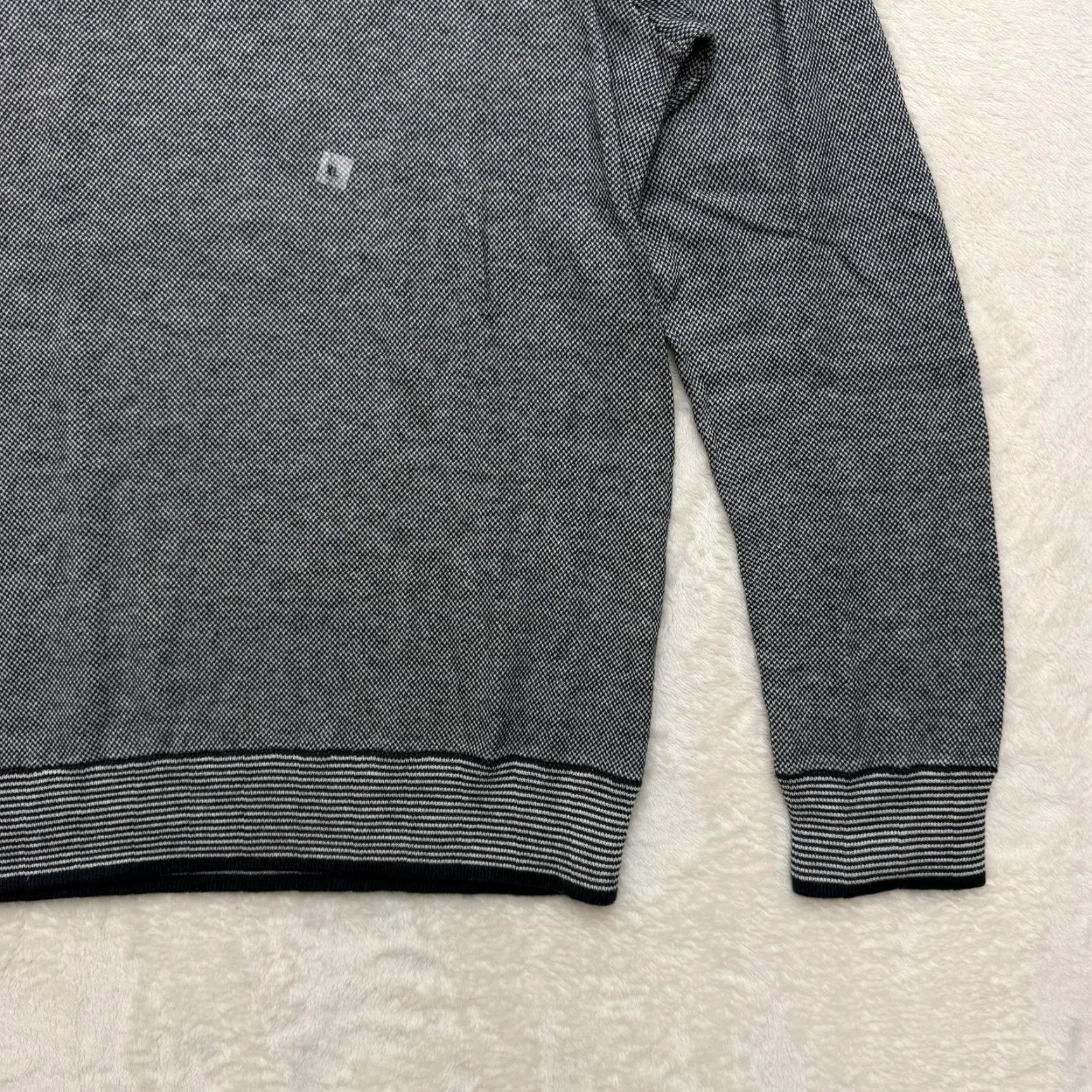 Express Express Sweater Hoodie Mens XL Gray 100% Cotton Knit Pullover Size US XL / EU 56 / 4 - 5 Thumbnail