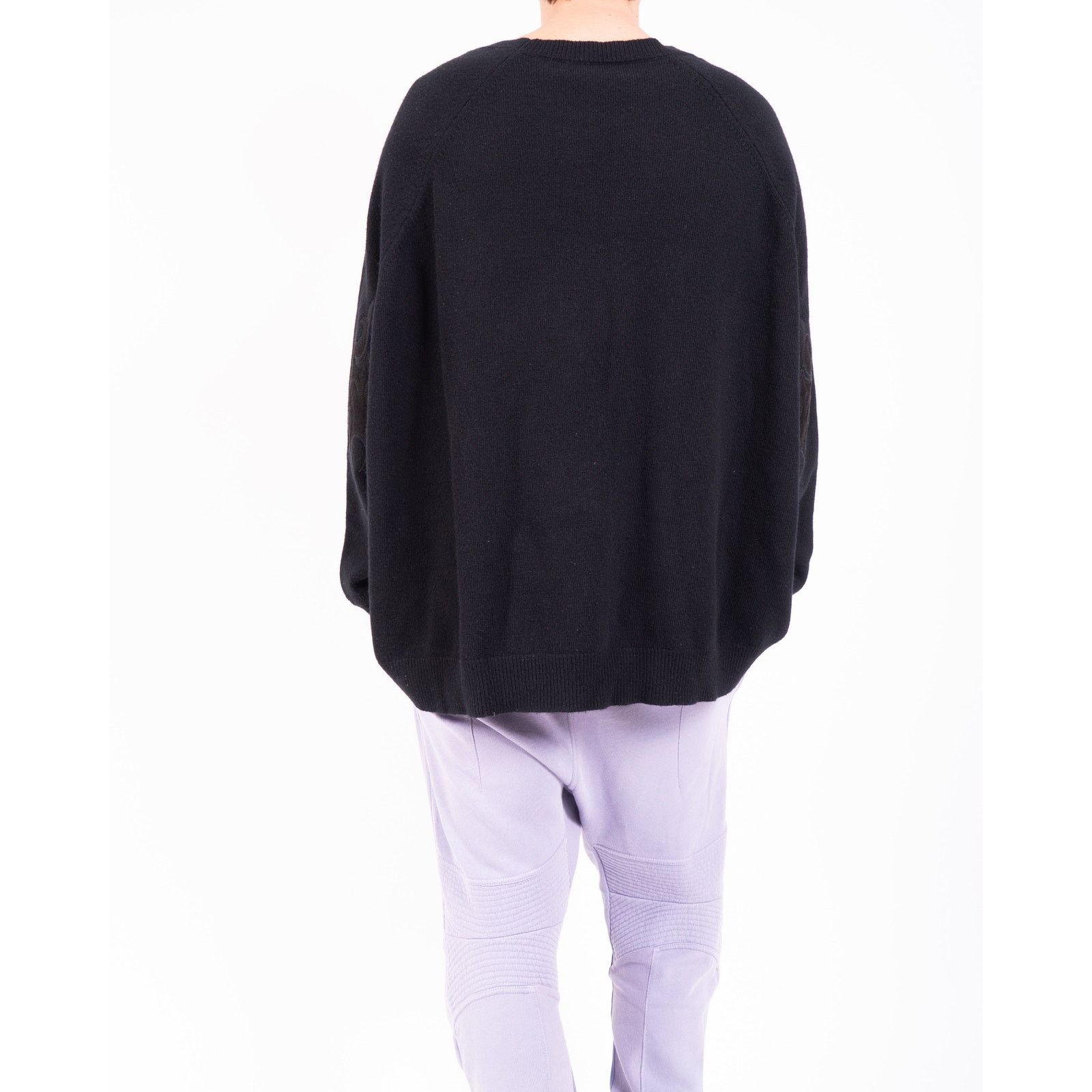 Haider Ackermann FW17 Oversized Knit in Black & White Wool Size US XS / EU 42 / 0 - 5 Thumbnail