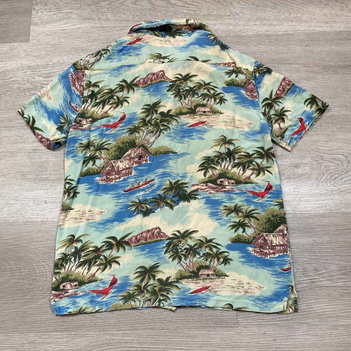 Faherty Faherty Kona Camp Hawaiian Island Button Up Shirt Men's S Size US S / EU 44-46 / 1 - 3 Thumbnail