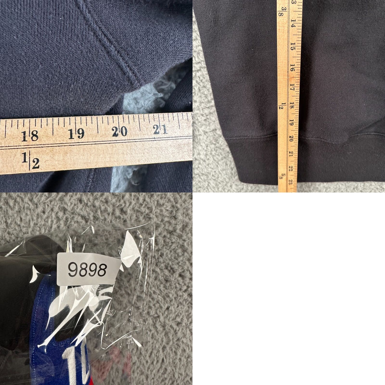 Champion VINTAGE Champion Sweatshirt Womens Medium Black Logo 100 Anniversary Graphic Long Sleeve Size M / US 6-8 / IT 42-44 - 8 Thumbnail
