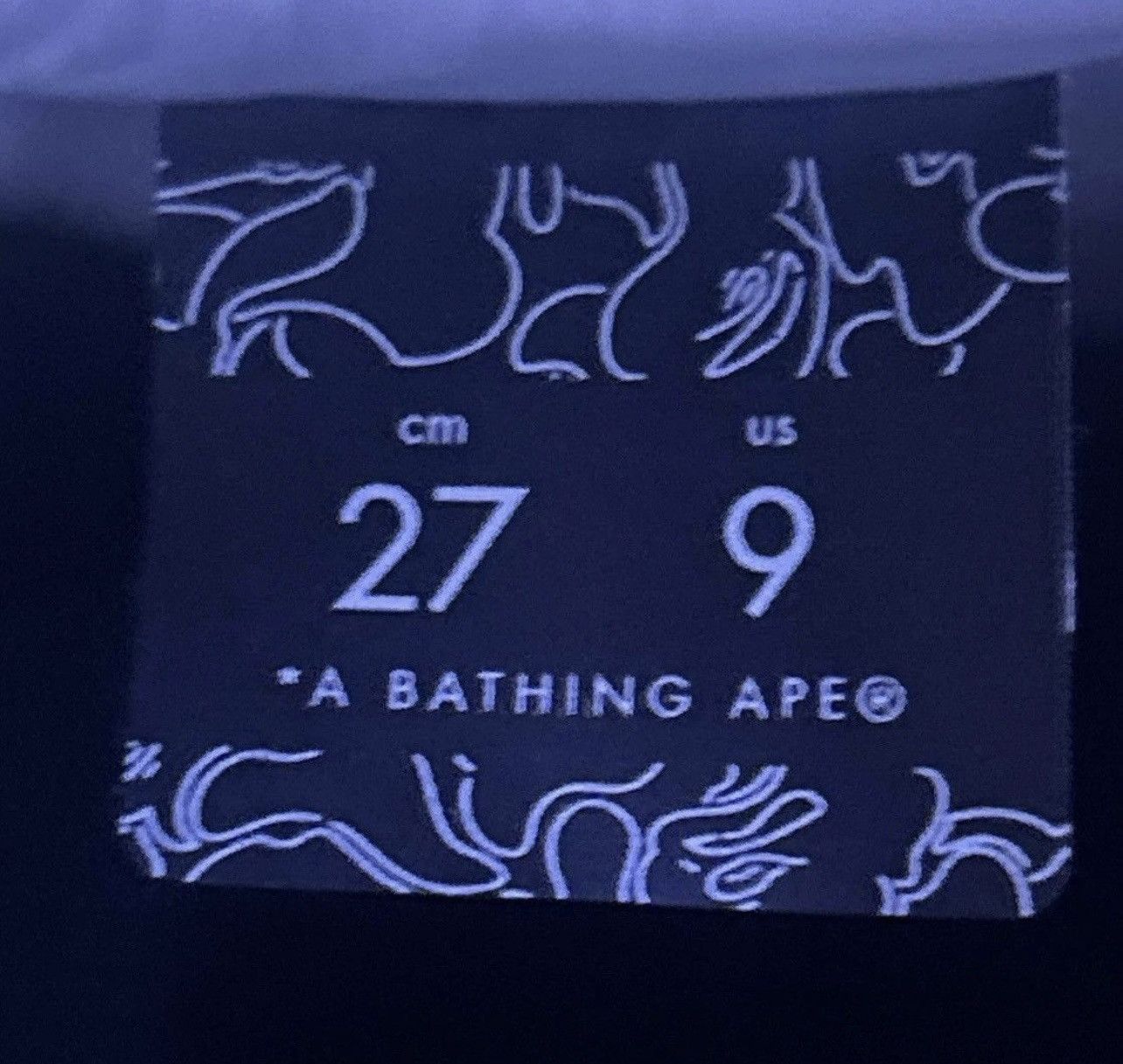 Bape Bapesta 'Black' Size US 9 / EU 42 - 6 Thumbnail