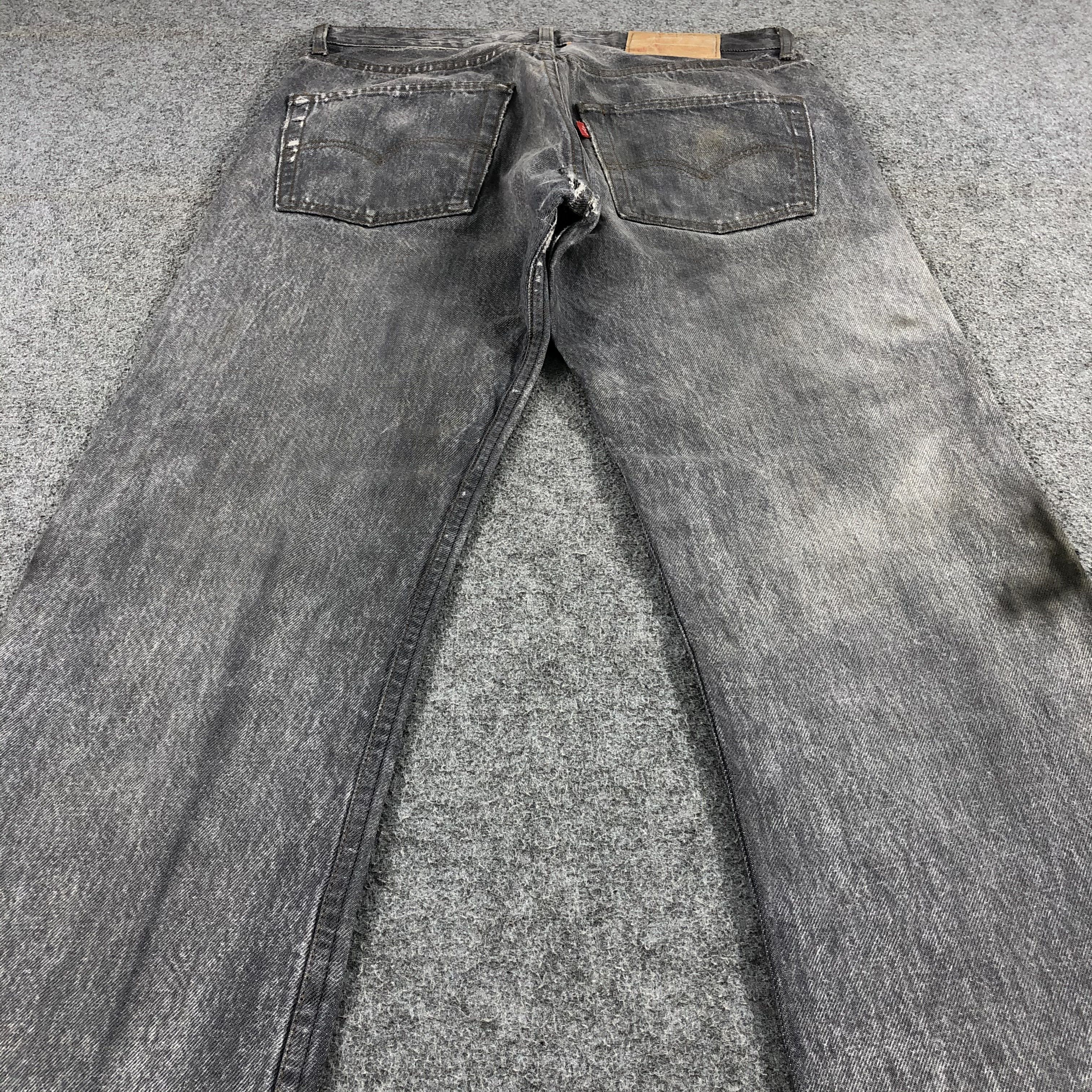 Levi's 90s Vintage Levis 501 Faded Black Jeans-JM1651 Size US 31 - 4 Thumbnail