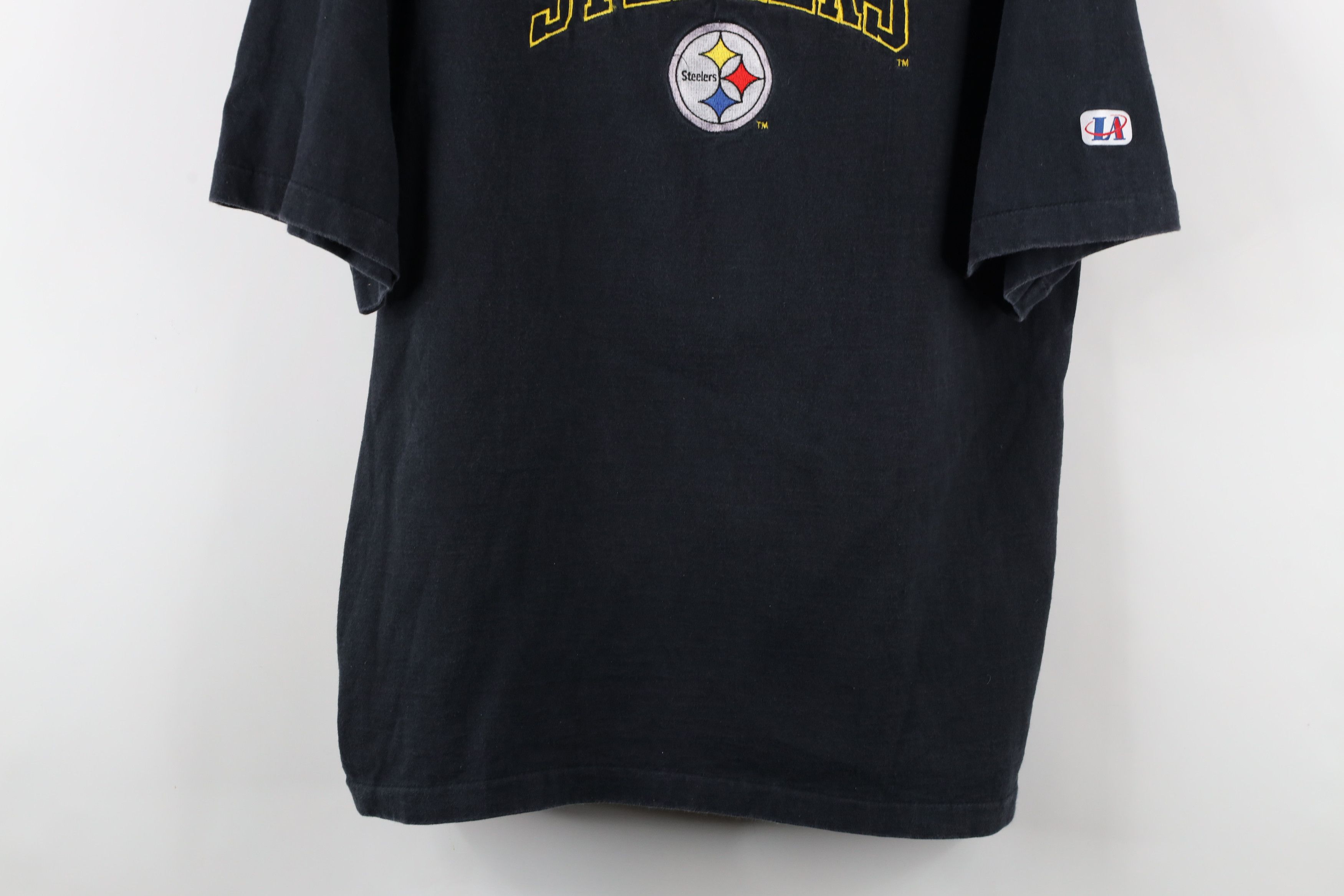 Vintage Vintage 90s Pittsburgh Steelers Football T-Shirt Cotton USA Size US L / EU 52-54 / 3 - 3 Thumbnail