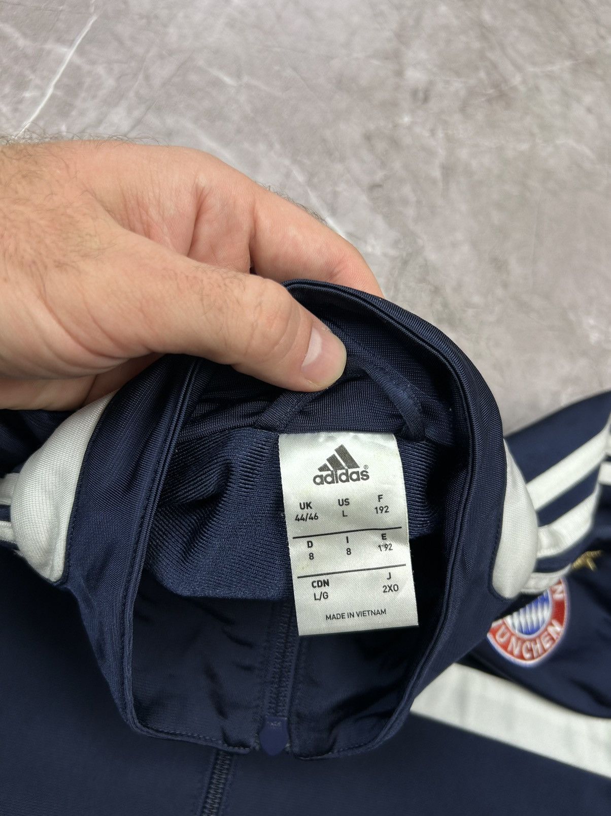 Adidas × Vintage Adidas Bayern Munich 2013 Training Football Jacket Track Top Size US XL / EU 56 / 4 - 4 Thumbnail