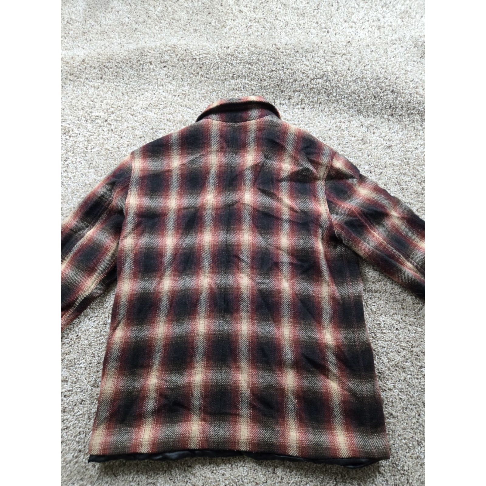 Eddie Bauer VINTAGE Eddie Bauer Flannel Shirt Jacket Medium Womens Plaid Wool Blend Pocket Size M / US 6-8 / IT 42-44 - 7 Thumbnail