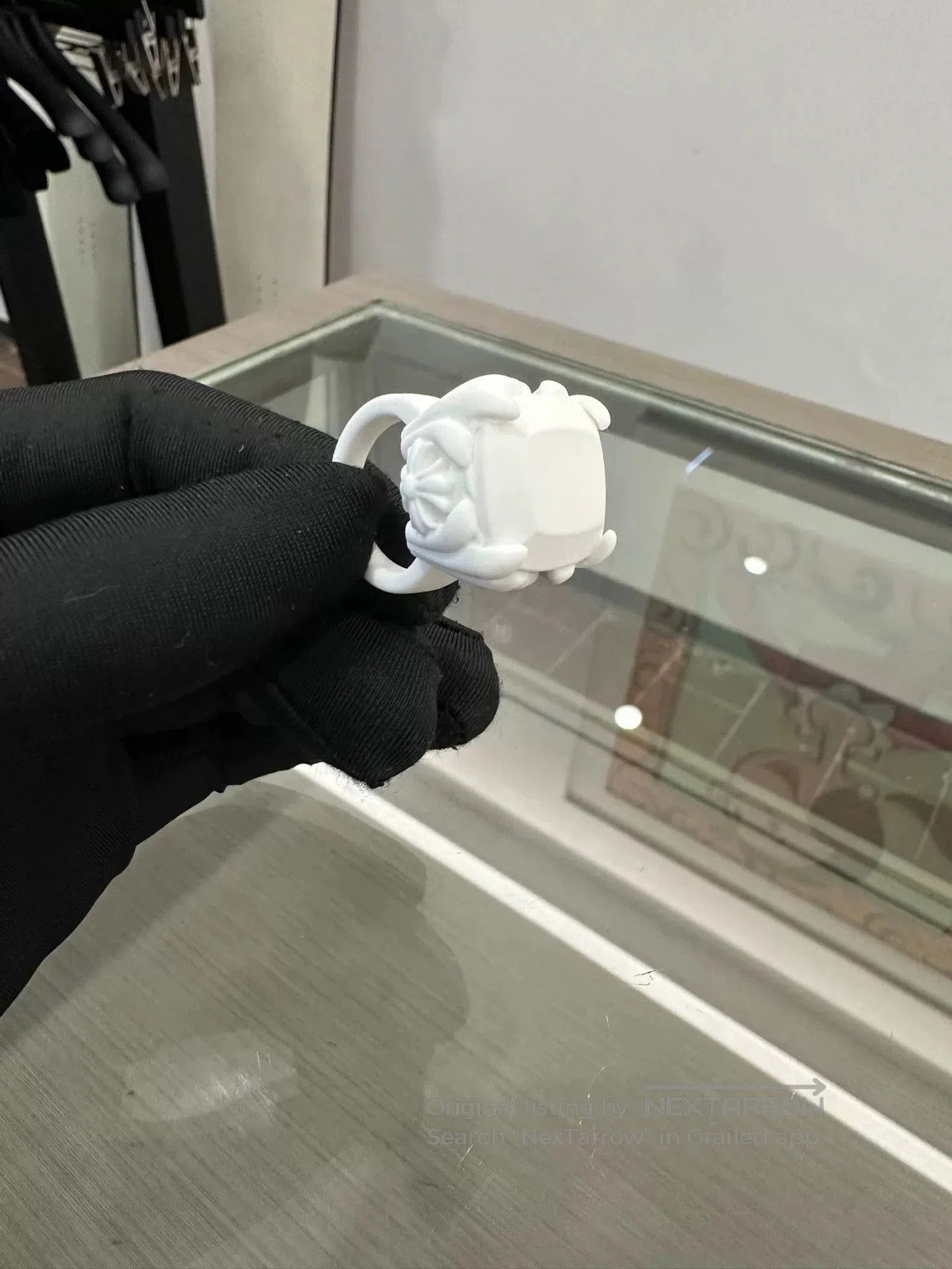 Chrome Hearts Chrome Hearts White Silicone Cross Ring US6.5. Size ONE SIZE - 5 Thumbnail