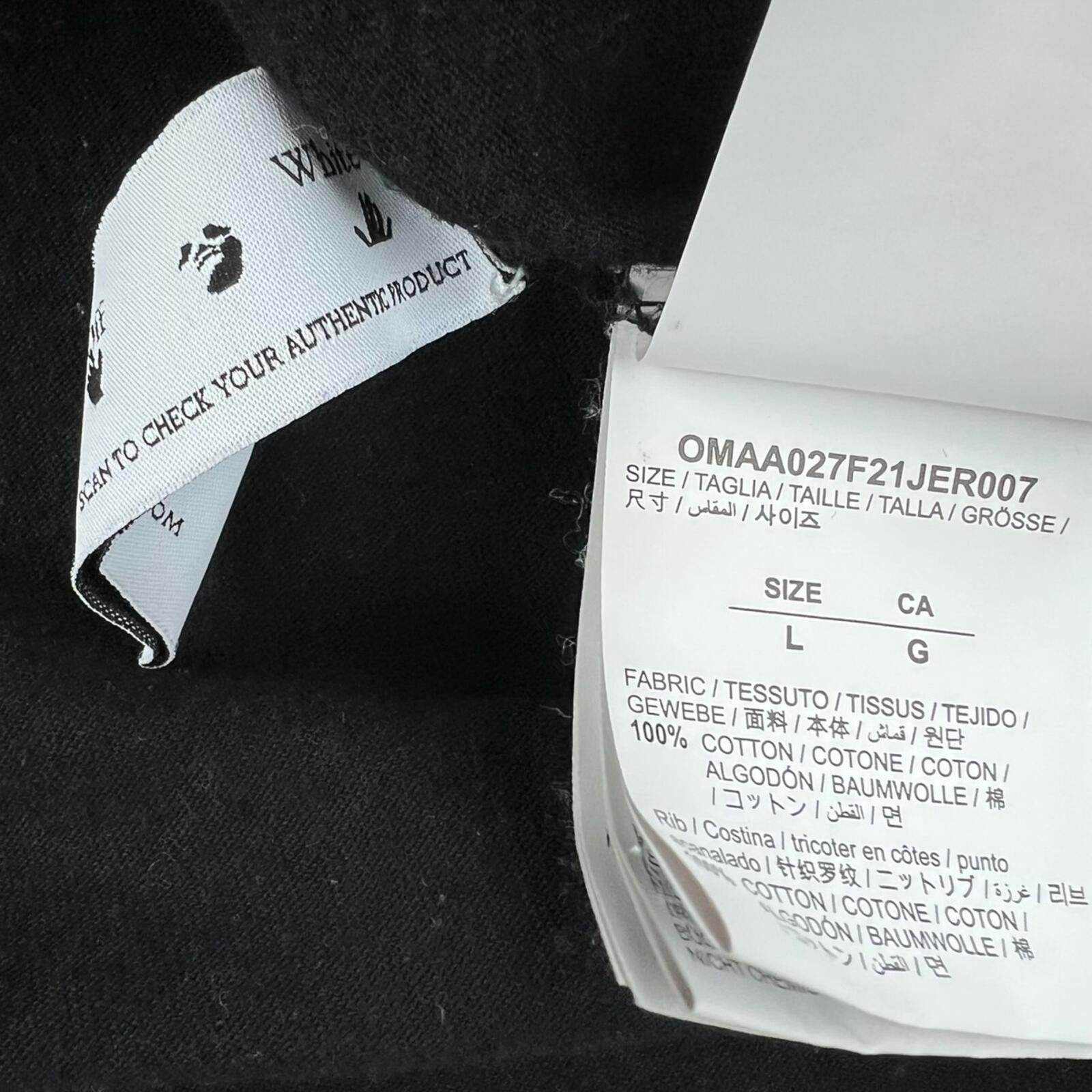 Off-White Off-White Rubber Arrows Black T Shirt Size US L / EU 52-54 / 3 - 4 Thumbnail
