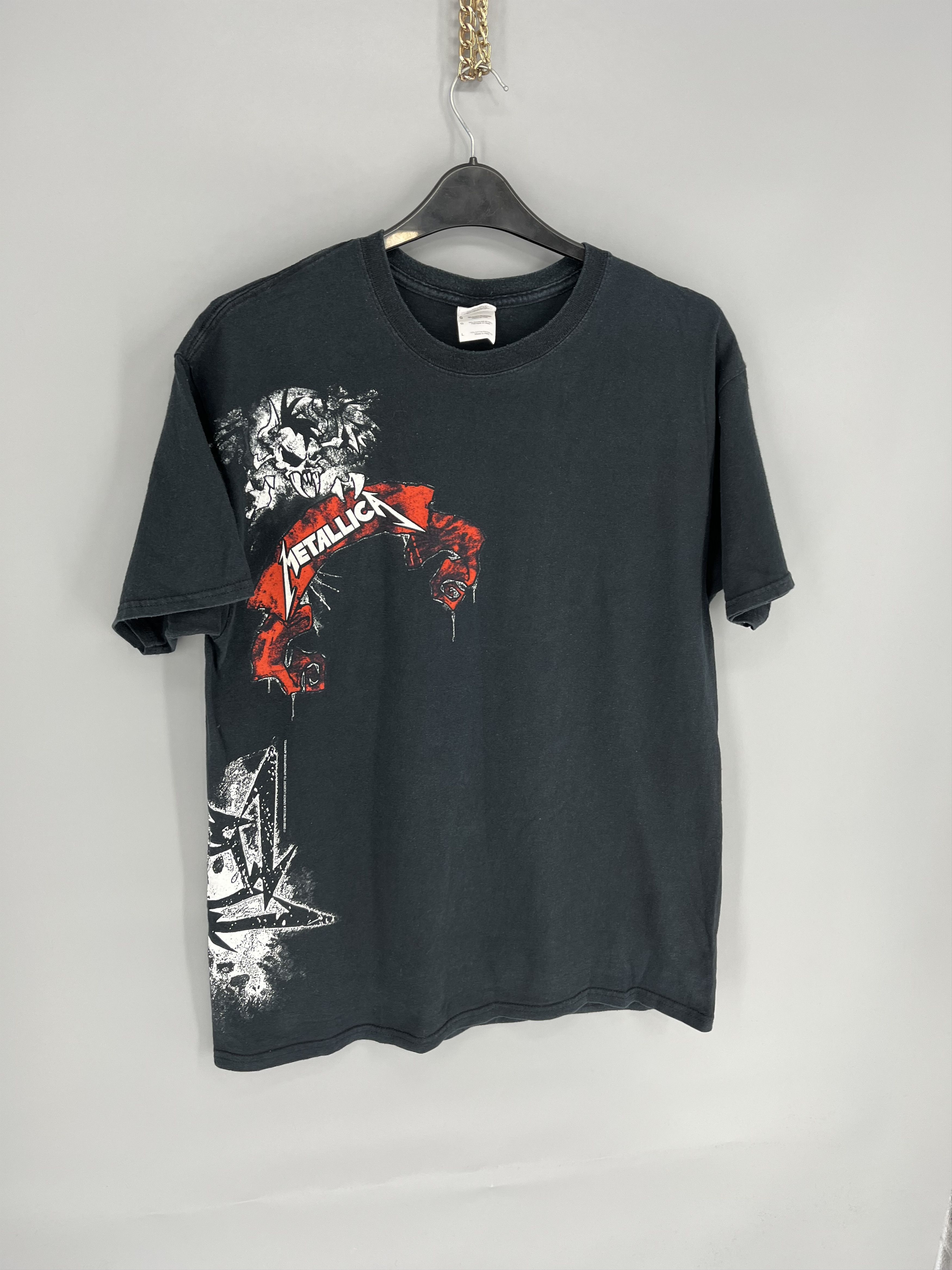 Band Tees × Metallica × Vintage Vintage 2008 Metallica Metal Tour T shirt (L) Size US L / EU 52-54 / 3 - 2 Thumbnail