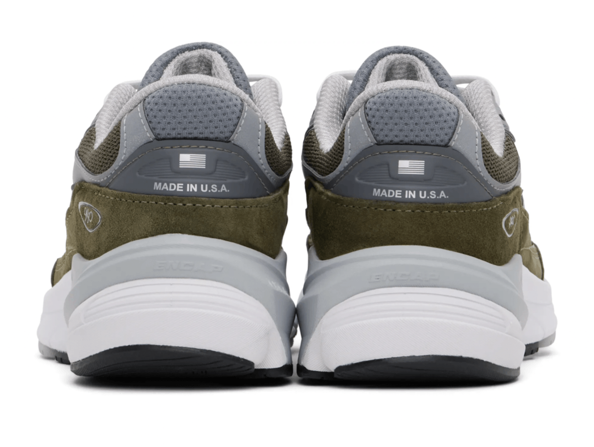 New Balance NEW BALANCE Green & Gray Made in USA 990v6 - SZ. 7.5 Size US 7.5 / EU 40-41 - 3 Thumbnail