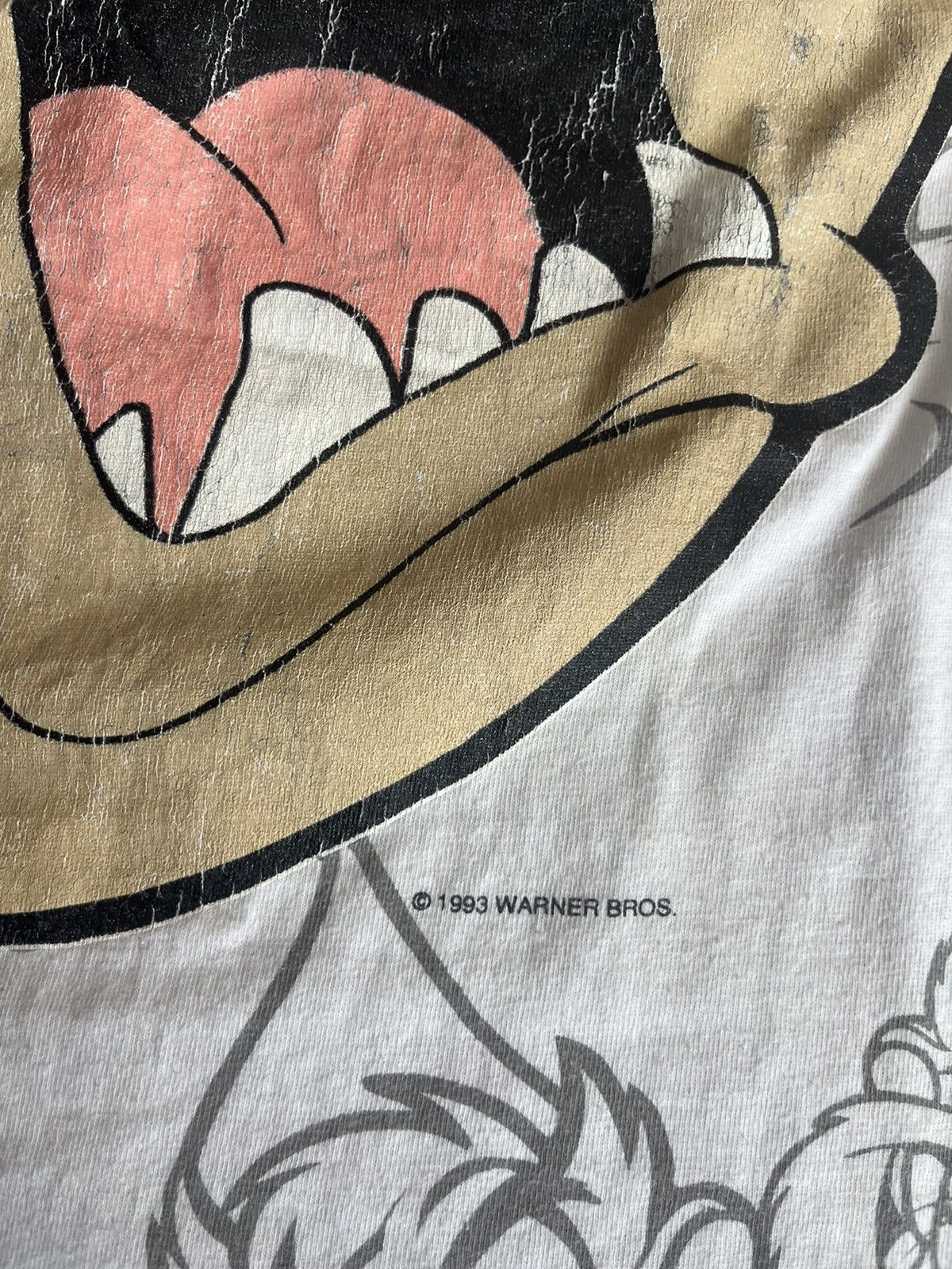 Warner Bros Vintage TAZ (ovp) Looneytunes 1993’s Warner Bros Tshirt Size US XL / EU 56 / 4 - 7 Thumbnail
