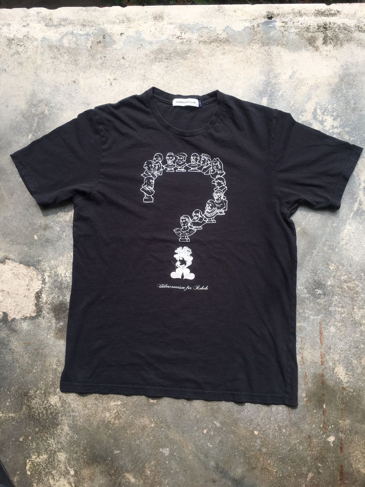 Undercover Question Mark Tee size 3 Short Sleeve T Shirts 