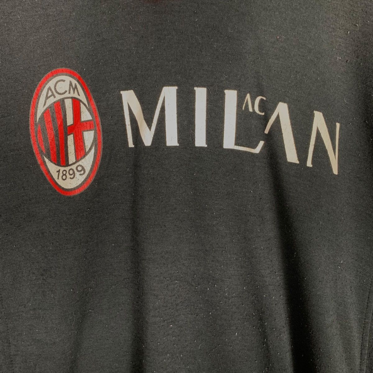 Vintage AC MILAN Big Logo Pullover Hoodies Size 4L #0592-C28 Size US XL / EU 56 / 4 - 8 Thumbnail