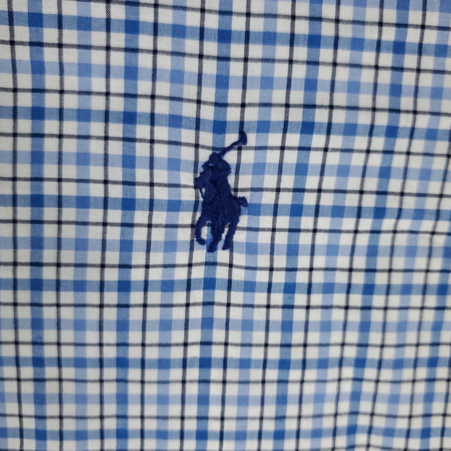 Ralph Lauren Ralph Lauren Shirt Mens Large Blue Plaid Pony Casual Button Up Long Sleeve Size US L / EU 52-54 / 3 - 2 Thumbnail