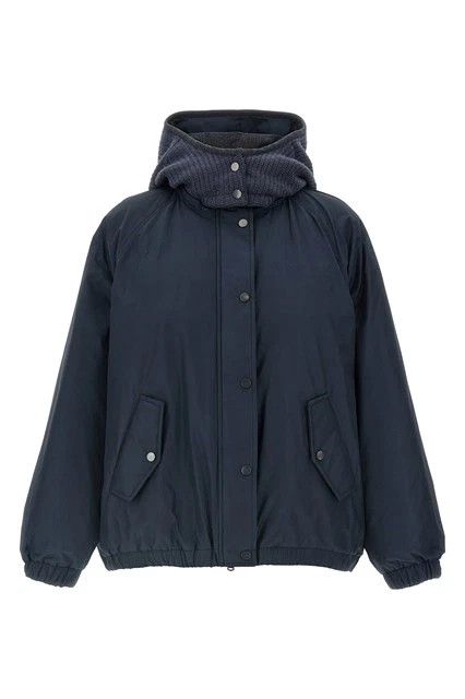 Brunello Cucinelli BRUNELLO CUCINELLI Blue Down Jacket New & Authentic Size ONE SIZE - 1 Thumbnail