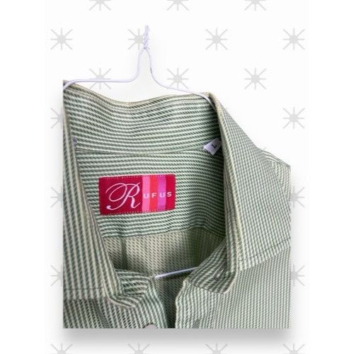 Other Rufus Brand 100% Cotton Men’s Dress Shirt Size Large. Made I Size US L / EU 52-54 / 3 - 3 Thumbnail