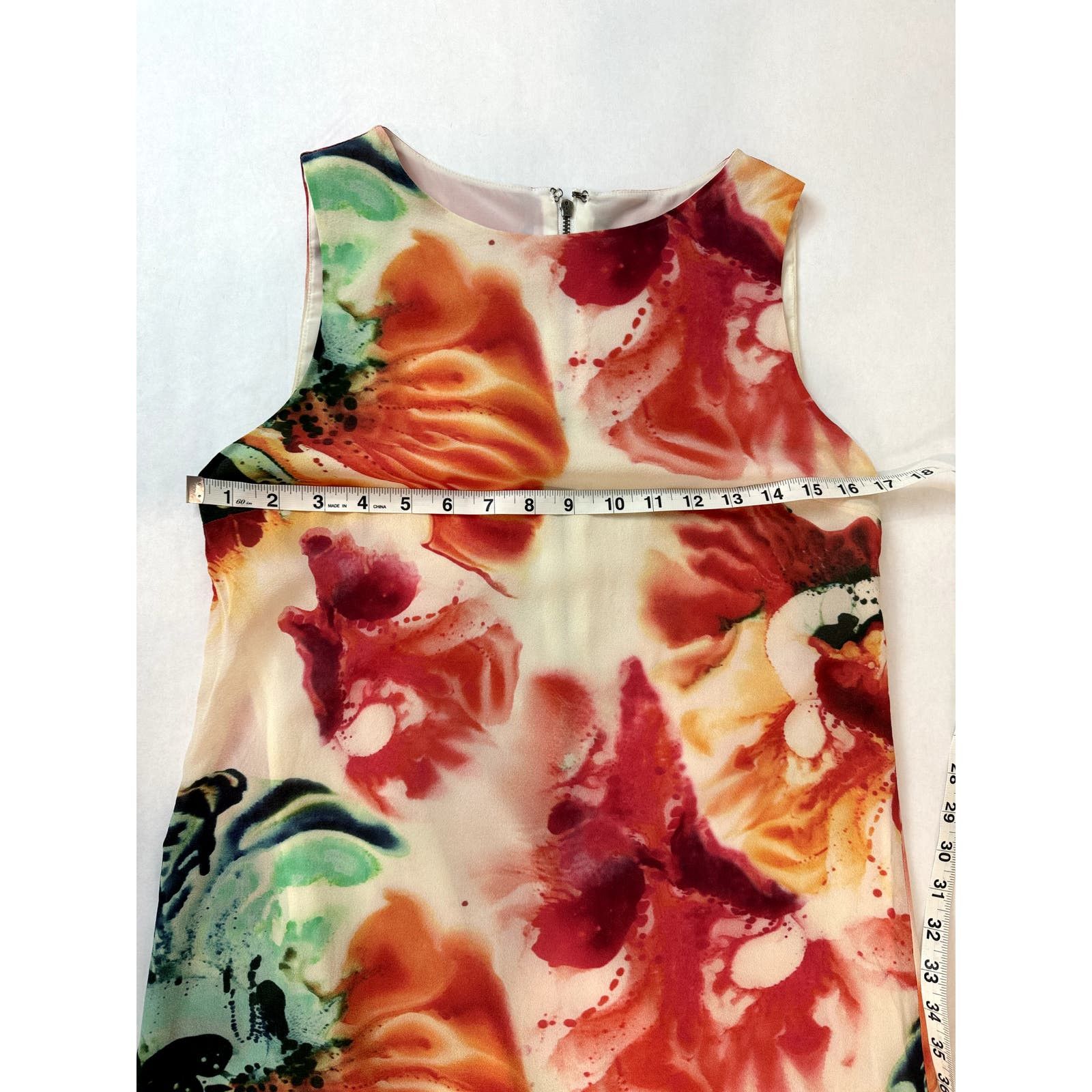 Alice + Olivia Alice & Olivia Dress Silk Shift Spring Floral - Size XS Size XS / US 0-2 / IT 36-38 - 3 Thumbnail