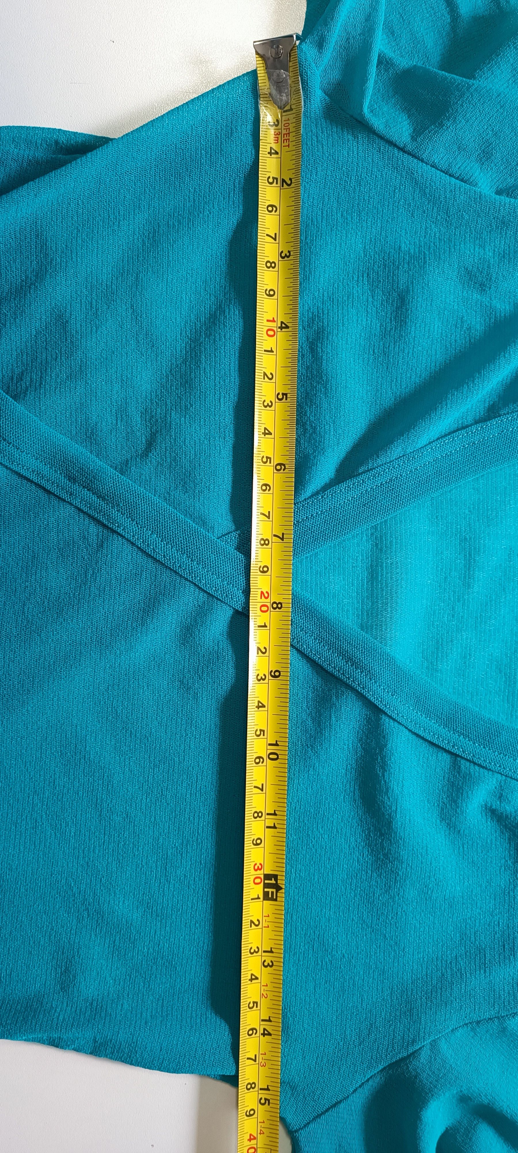 Jean Paul Gaultier 90's - Turquoise mesh cache coeur / top Size L / US 10 / IT 46 - 22 Thumbnail