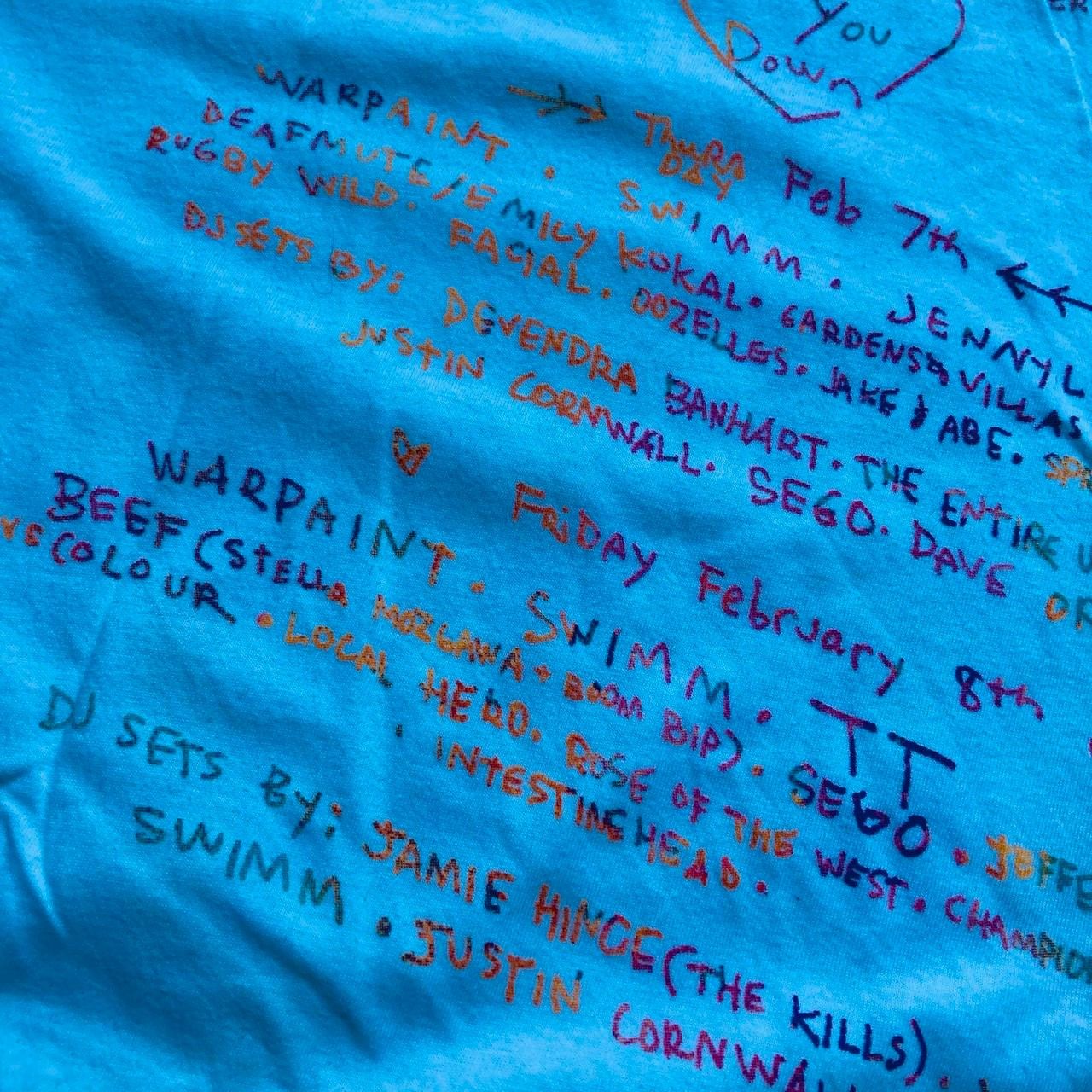Other Warpaint 15th Anniversary Fest, Merch T-Shirt Size US L / EU 52-54 / 3 - 6 Thumbnail