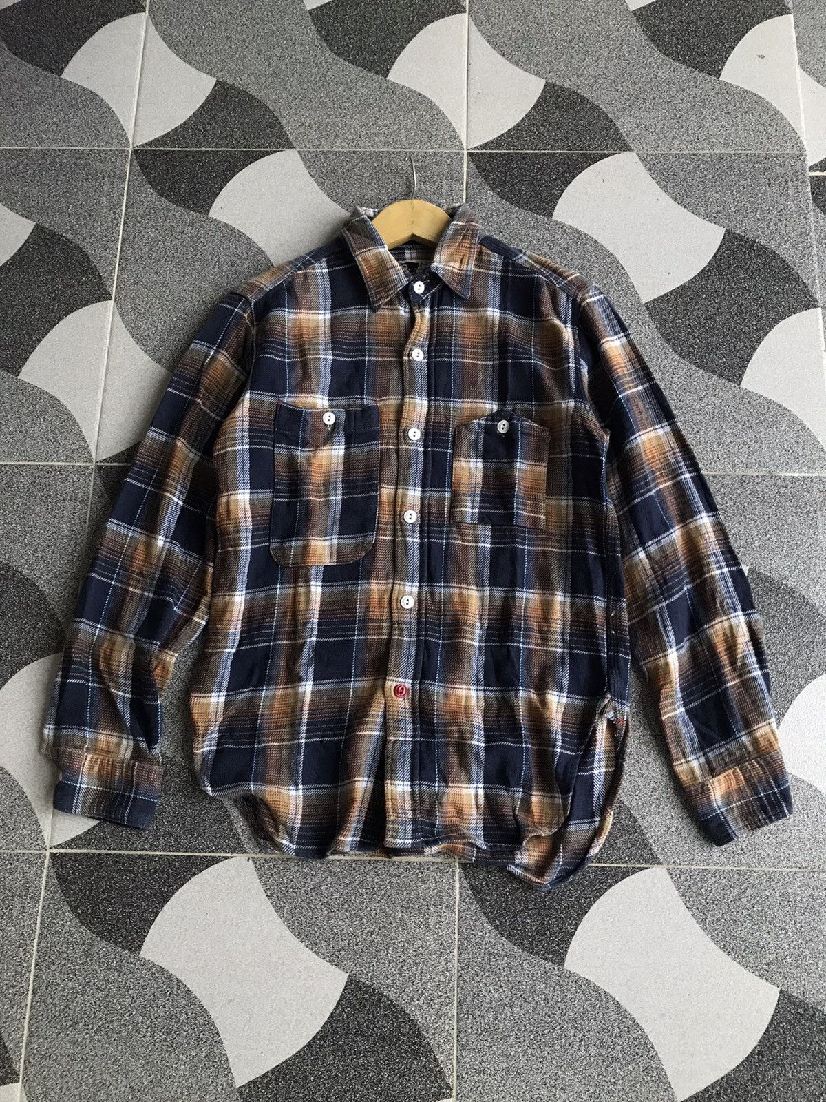 Engineered Garments × Japanese Brand × Nepenthes Engineered Garments Flannels plaid shirt Size US S / EU 44-46 / 1 - 4 Thumbnail