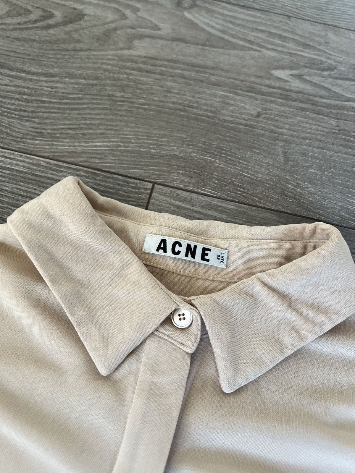 Acne Studios ‼️Vintage Acne Studios SS13 Sloan Jersey Viscose Blouses‼️ Size XS / US 0-2 / IT 36-38 - 10 Thumbnail
