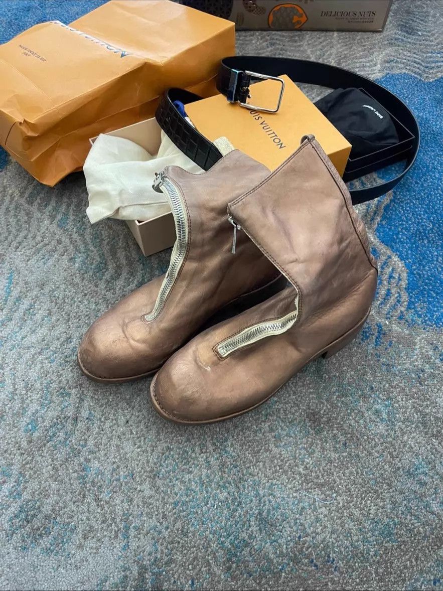 Guidi Guidi Copper Ankle Boots 38 (36.5-37.5) 7-8/10 Size US 7.5 / IT 37.5 - 1 Thumbnail