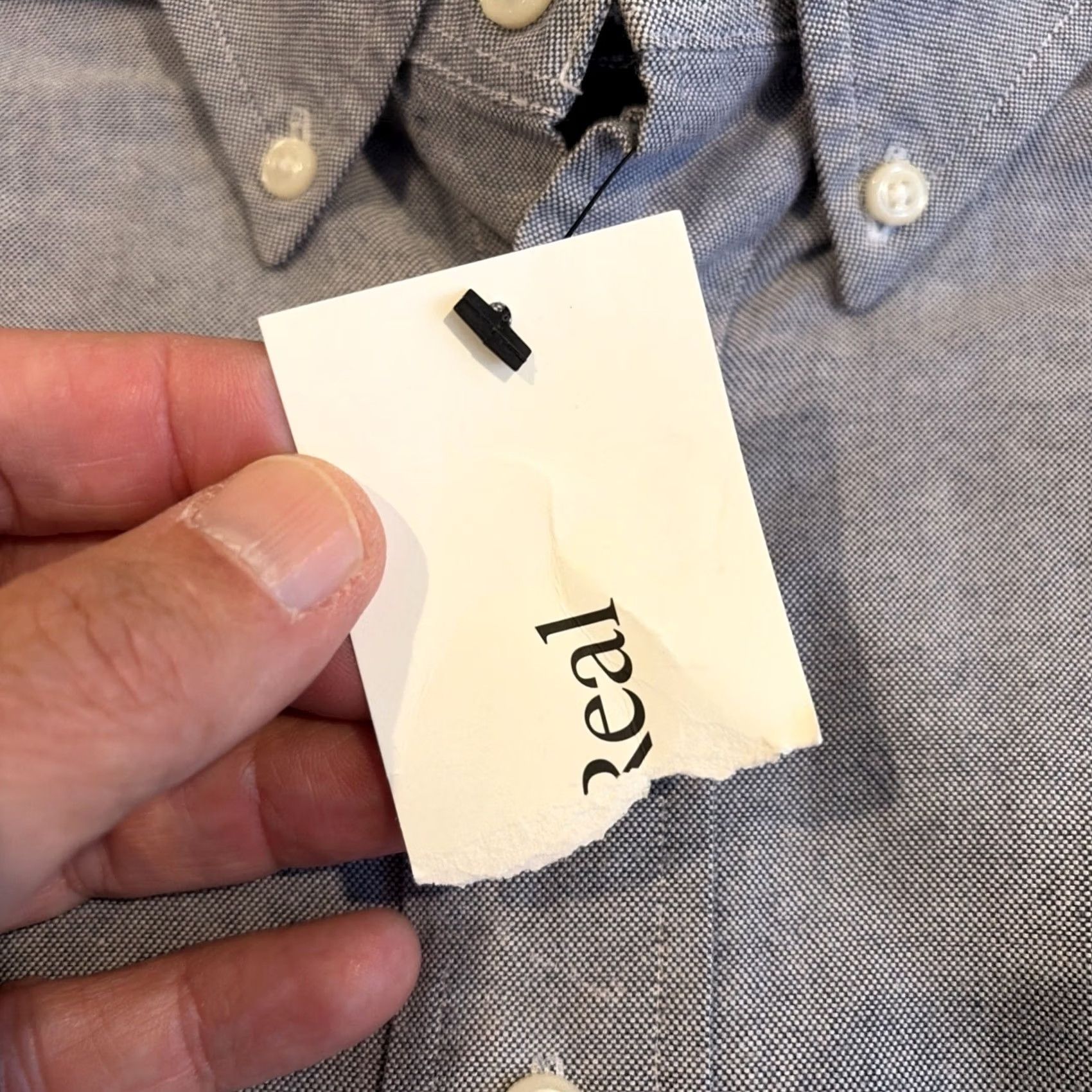 Ralph Lauren VINTAGE RALPH Lauren Blue Label Button-Down Shirt MADE HONG KONG Size 2 Woman Blue Label Button-Up Shirt Casual 100% Cotton Long Sleeve Size XXL / US 16-18 / IT 52-54 - 3 Thumbnail
